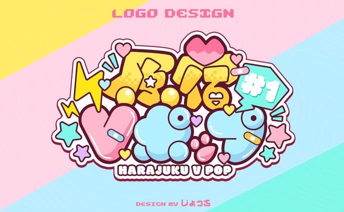 原宿Vポップ ＃1 / ロゴデザイン