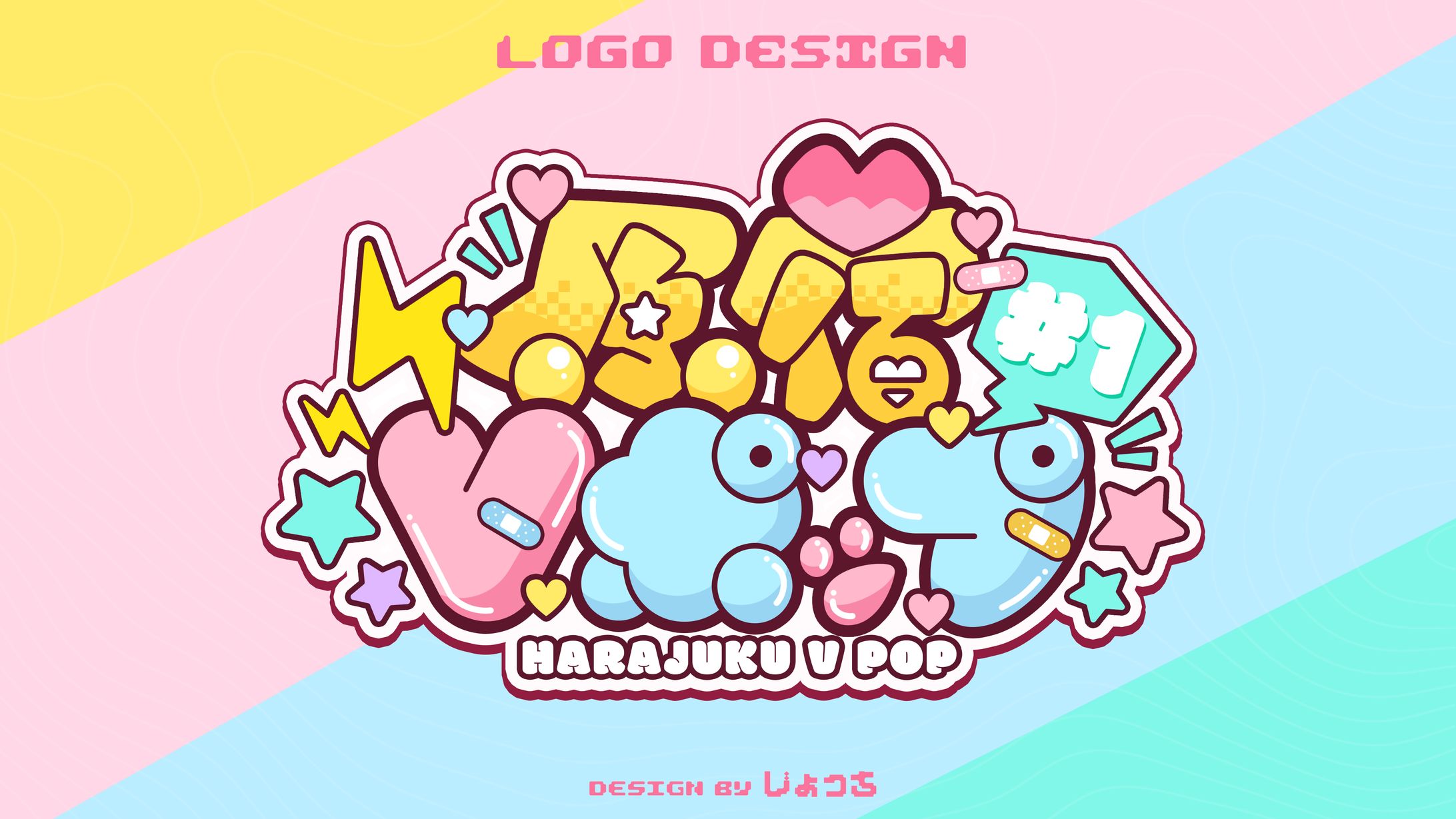 原宿Vポップ ＃1 / ロゴデザイン-1