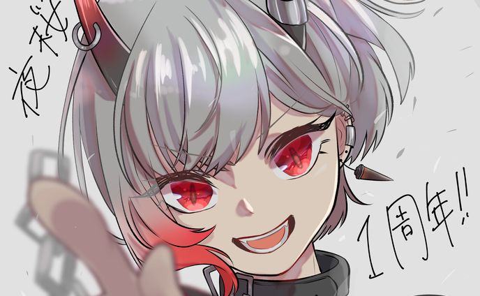 fanart_夜桜リンカ１周年記念