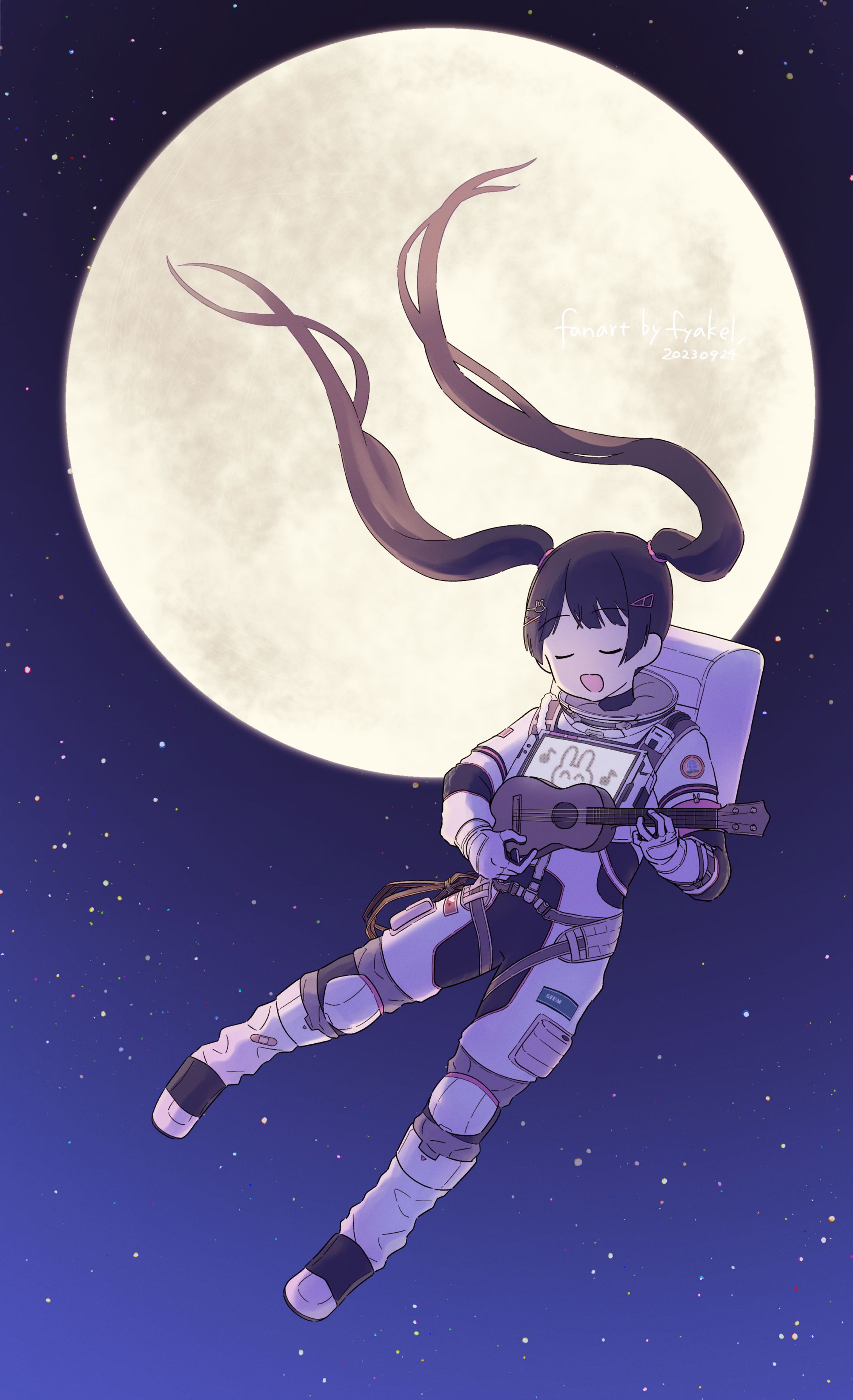 月ノ美兎さん ファンアート（過程画像あり）-1