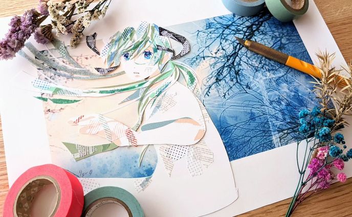 100曲ボカロ絵チャレンジ「ほんの少しのさよなら」