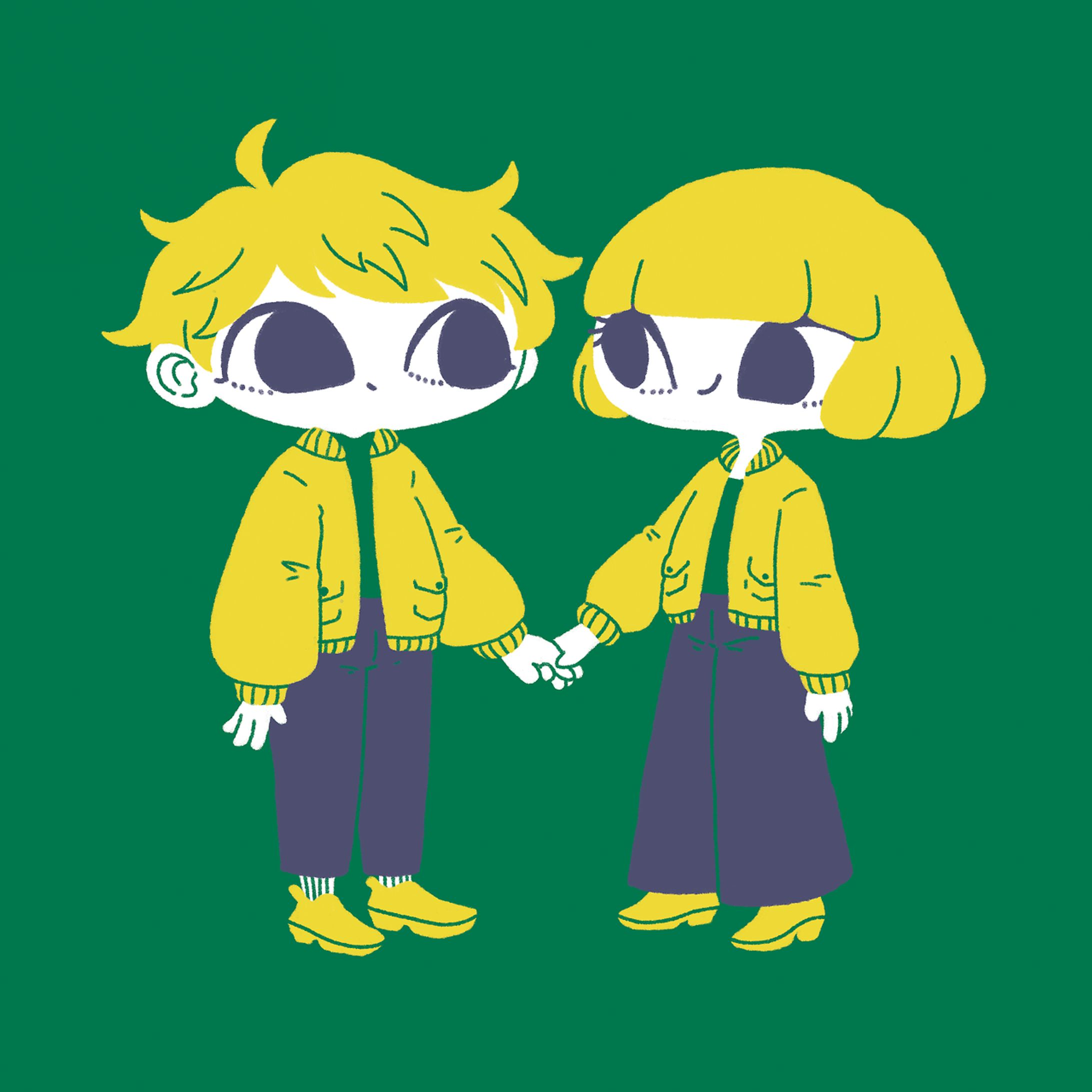 【イラスト】ボーイとガール-1