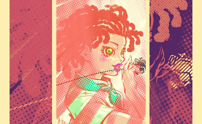 ドローン、girl