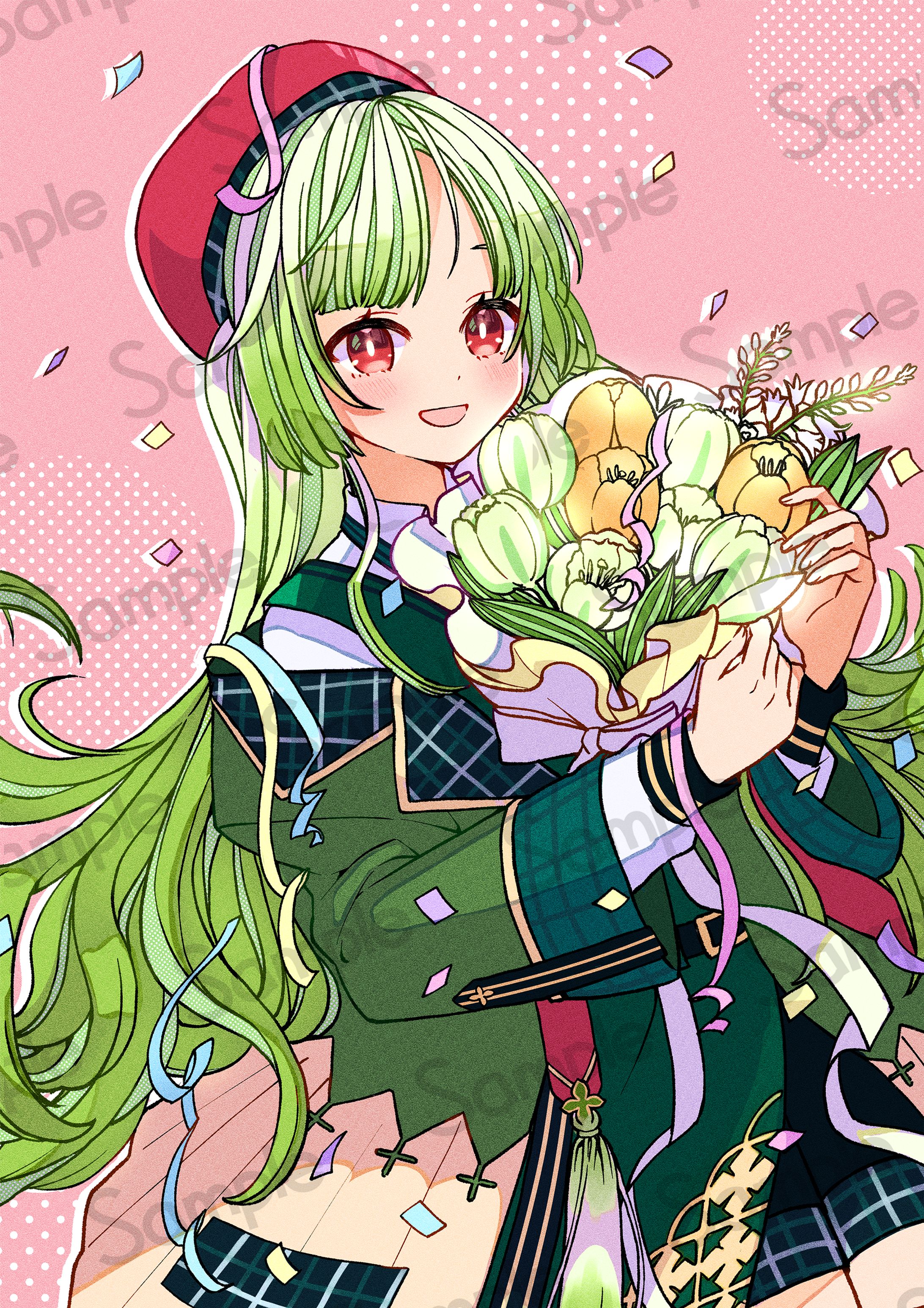 片平よひら様-1周年記念イラスト-1