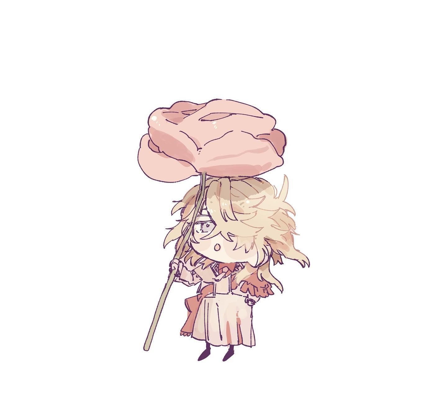 桜拾い #刀剣乱舞イラスト #一期一振 #秋田藤四郎