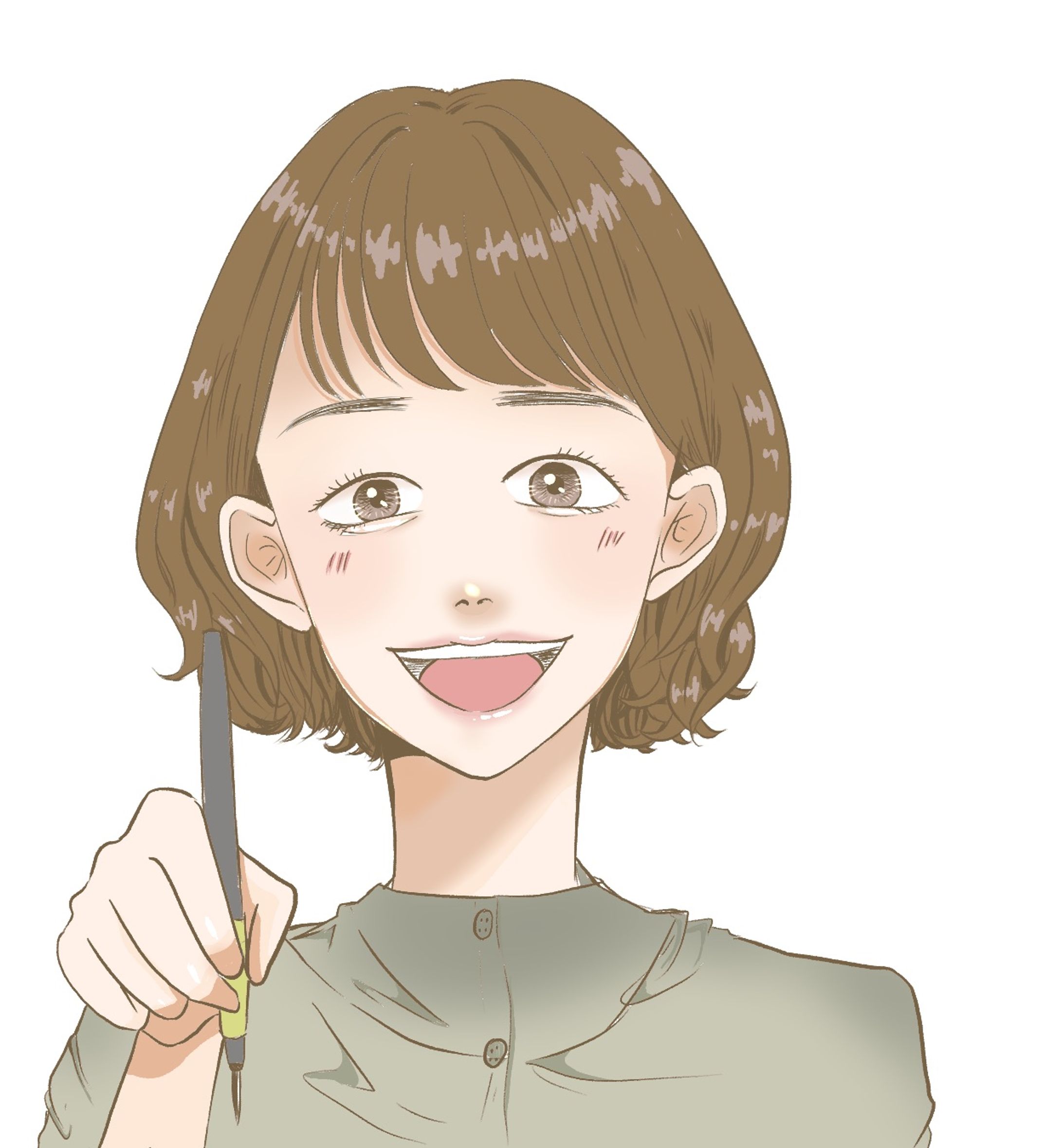 【ご依頼】筆文字作家_似顔絵-1