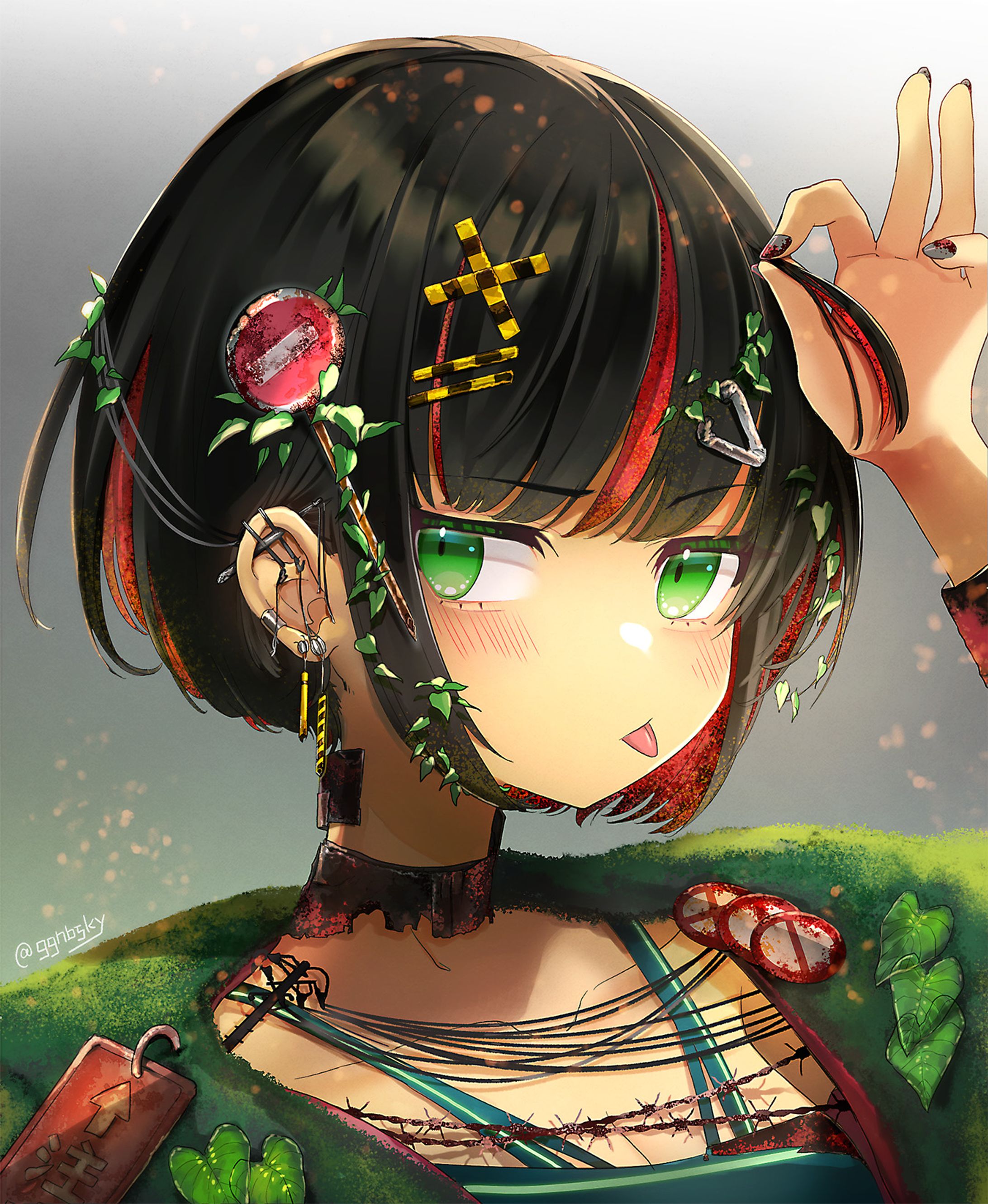 Sample | Bust-up illustration Type-A-1