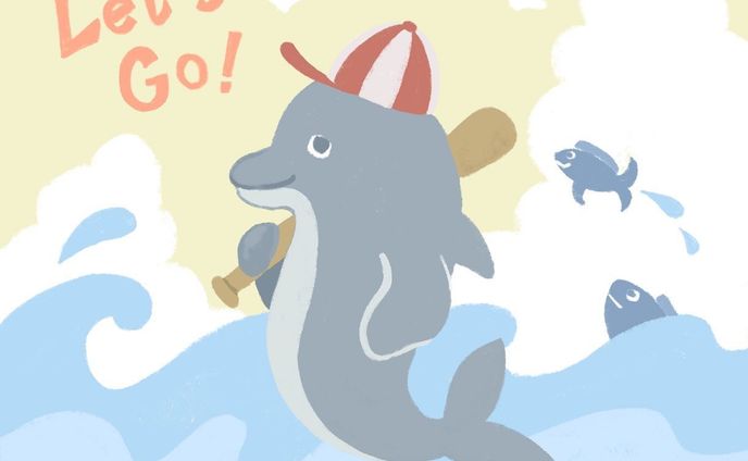 イルカくん🐬

#イラスト　#illustration #いらすとぐらむ  #イルカ　#水族館