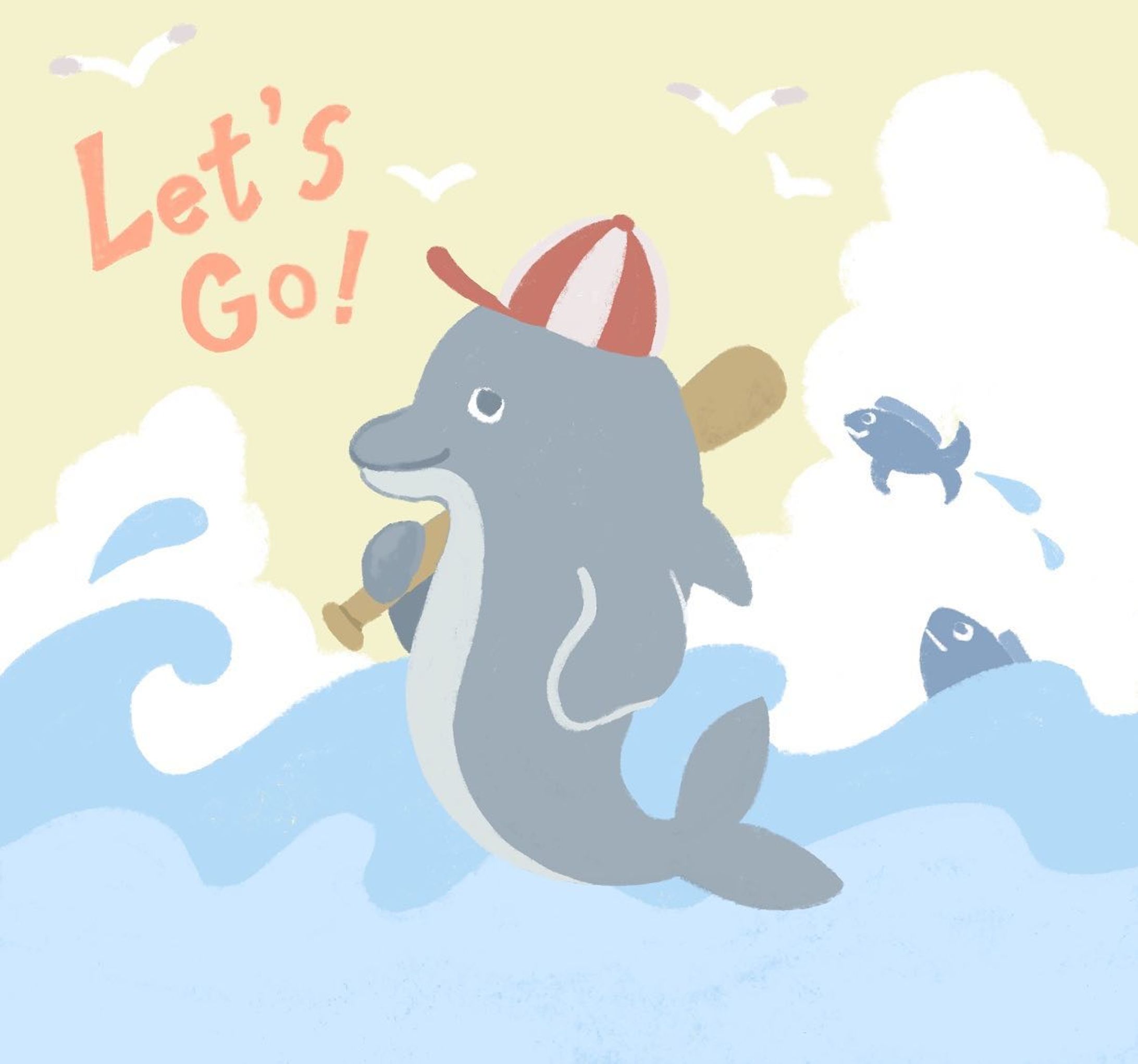 イルカくん🐬

#イラスト　#illustration #いらすとぐらむ  #イルカ　#水族館-1