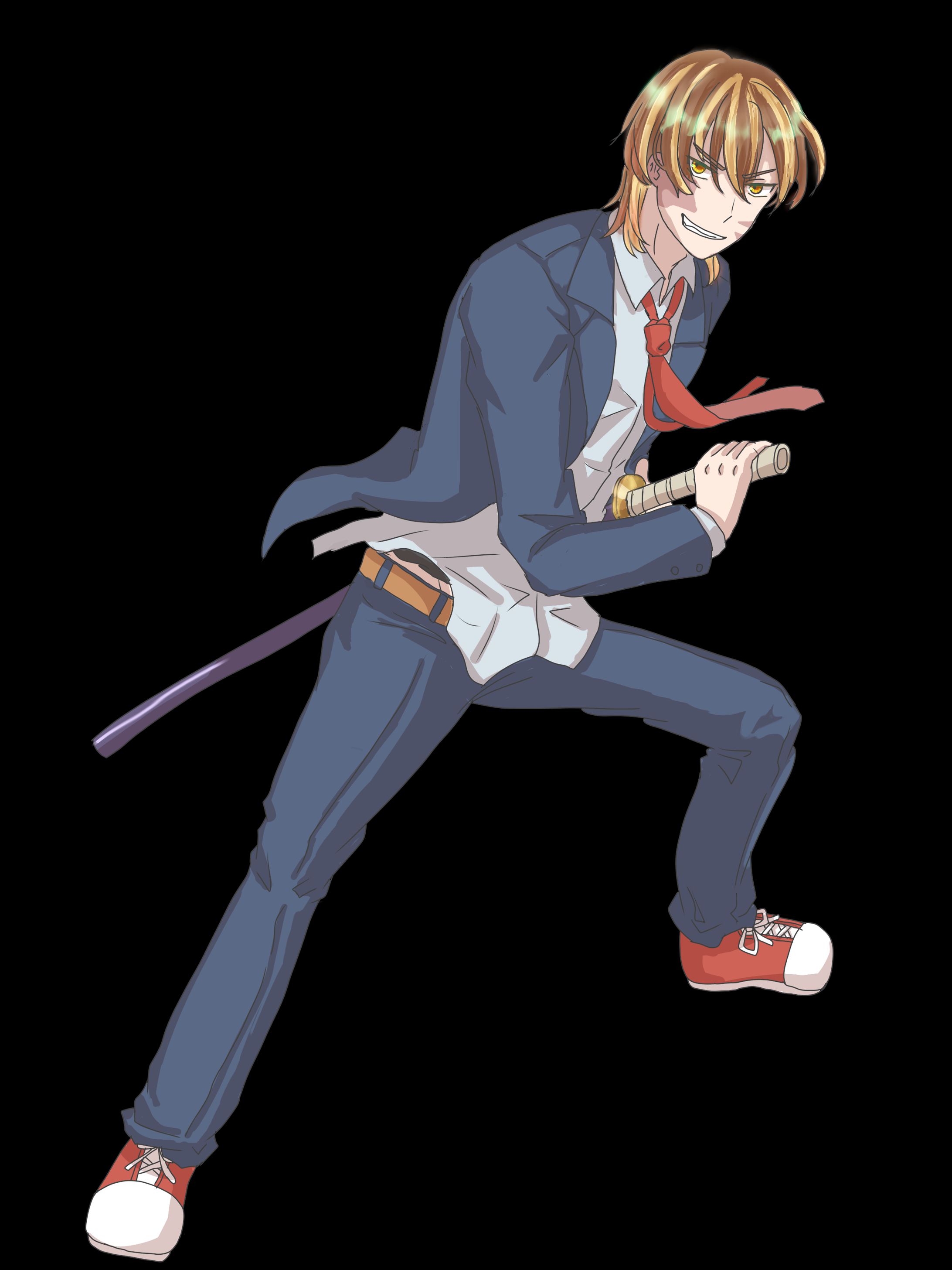 （過去絵）キャラクター立ち絵　男性　3人分-1
