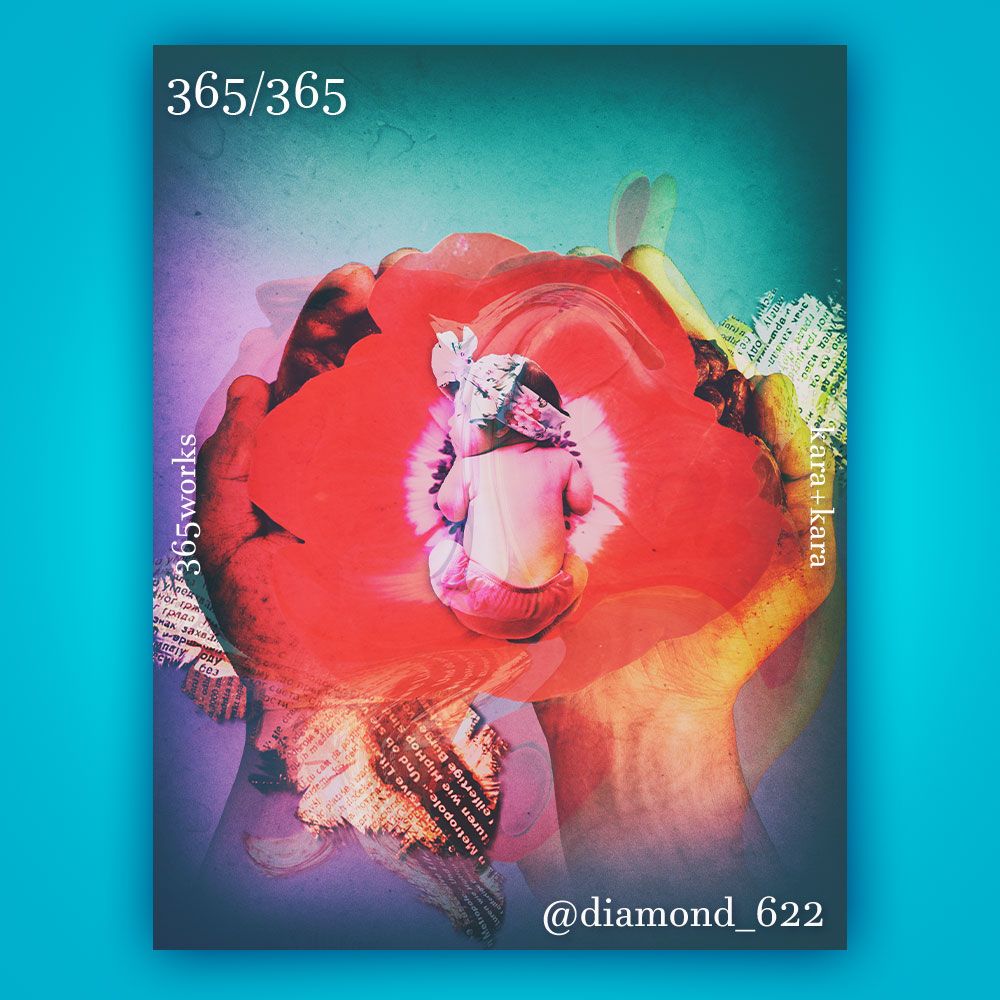 デジタルコラージュアート A4 光沢紙 額装 Future Inspired Underwater