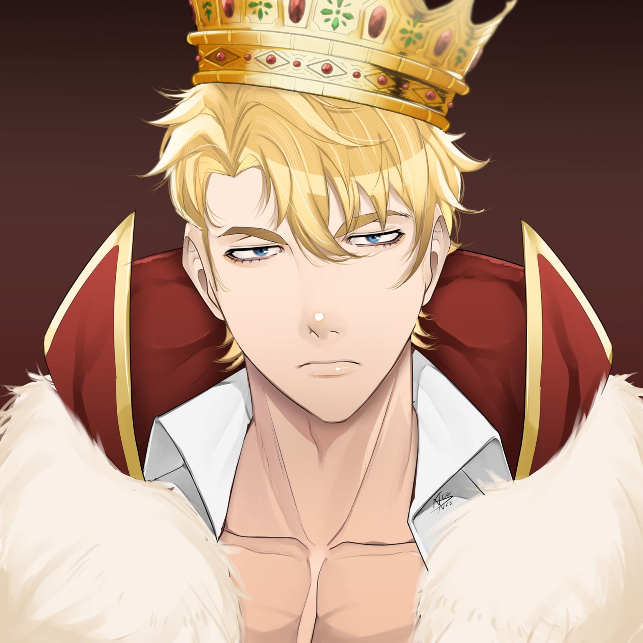 another #commission finished~

#custom portrait 

#anime #manga #ikemen #king #youtube #pfp-1
