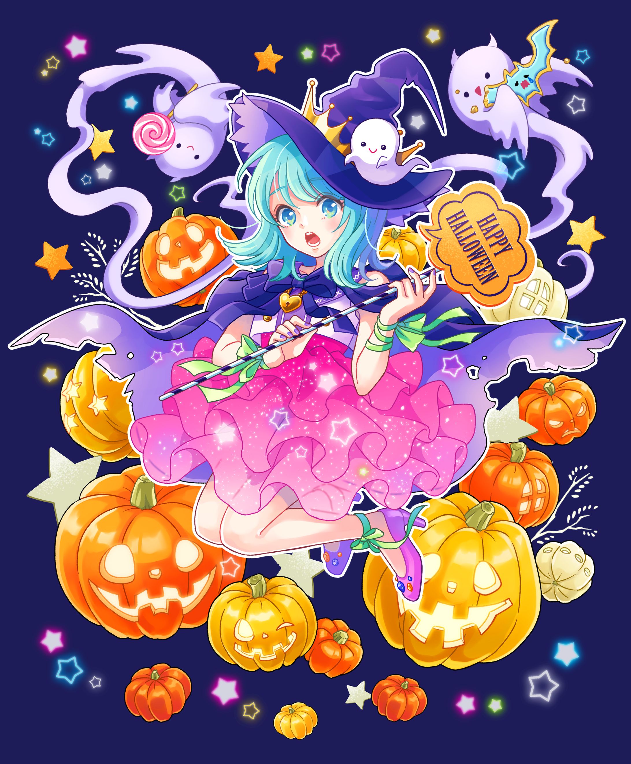 ハロウィンの魔女っ子-1