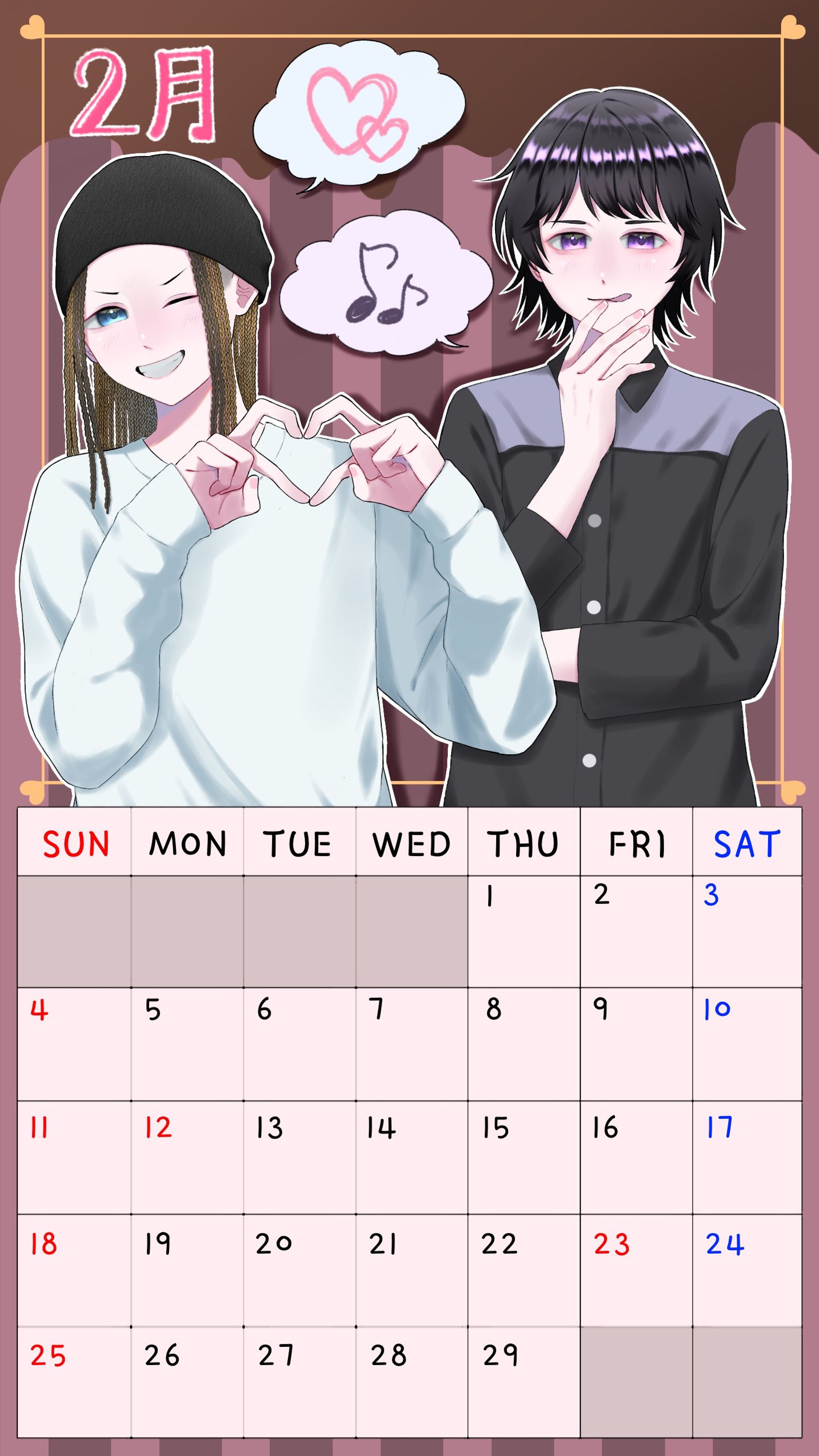 カレンダー企画イラスト-1