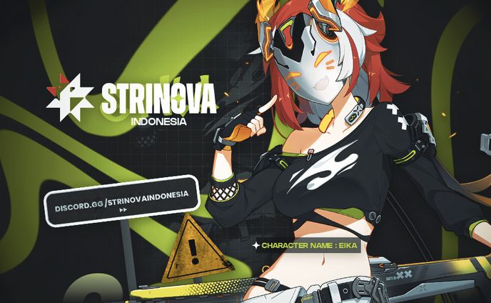Strinova Indonesia Banner Design
