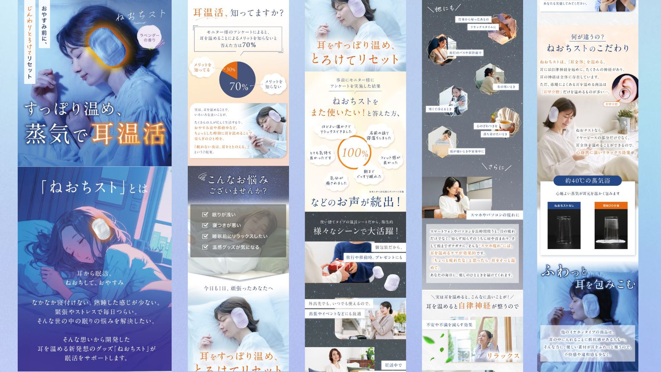 【実績】耳温活シート楽天LP-1