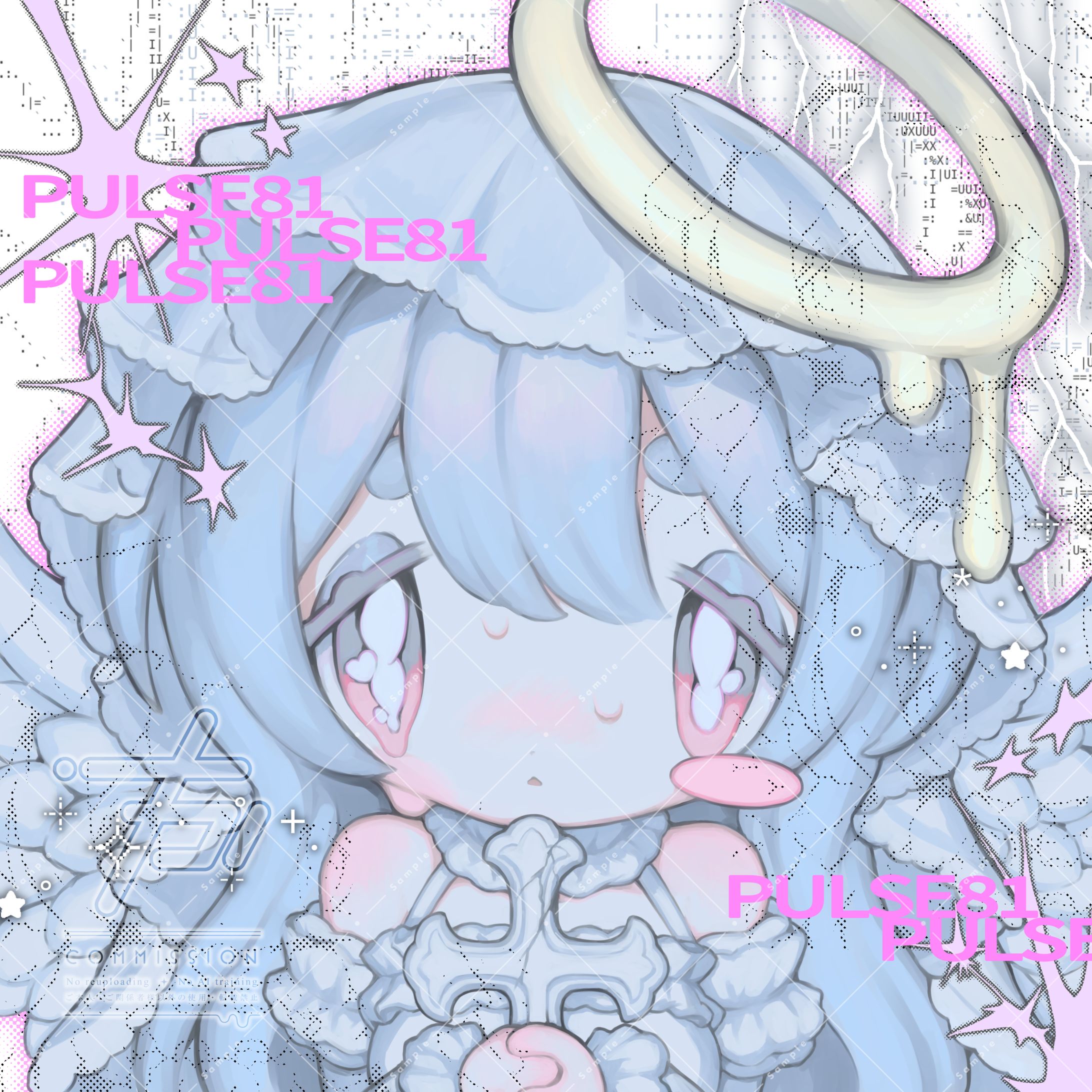 Enj1 × angelize × iyan D1KE『PULSE』 ジャケットイラスト(2026)-1