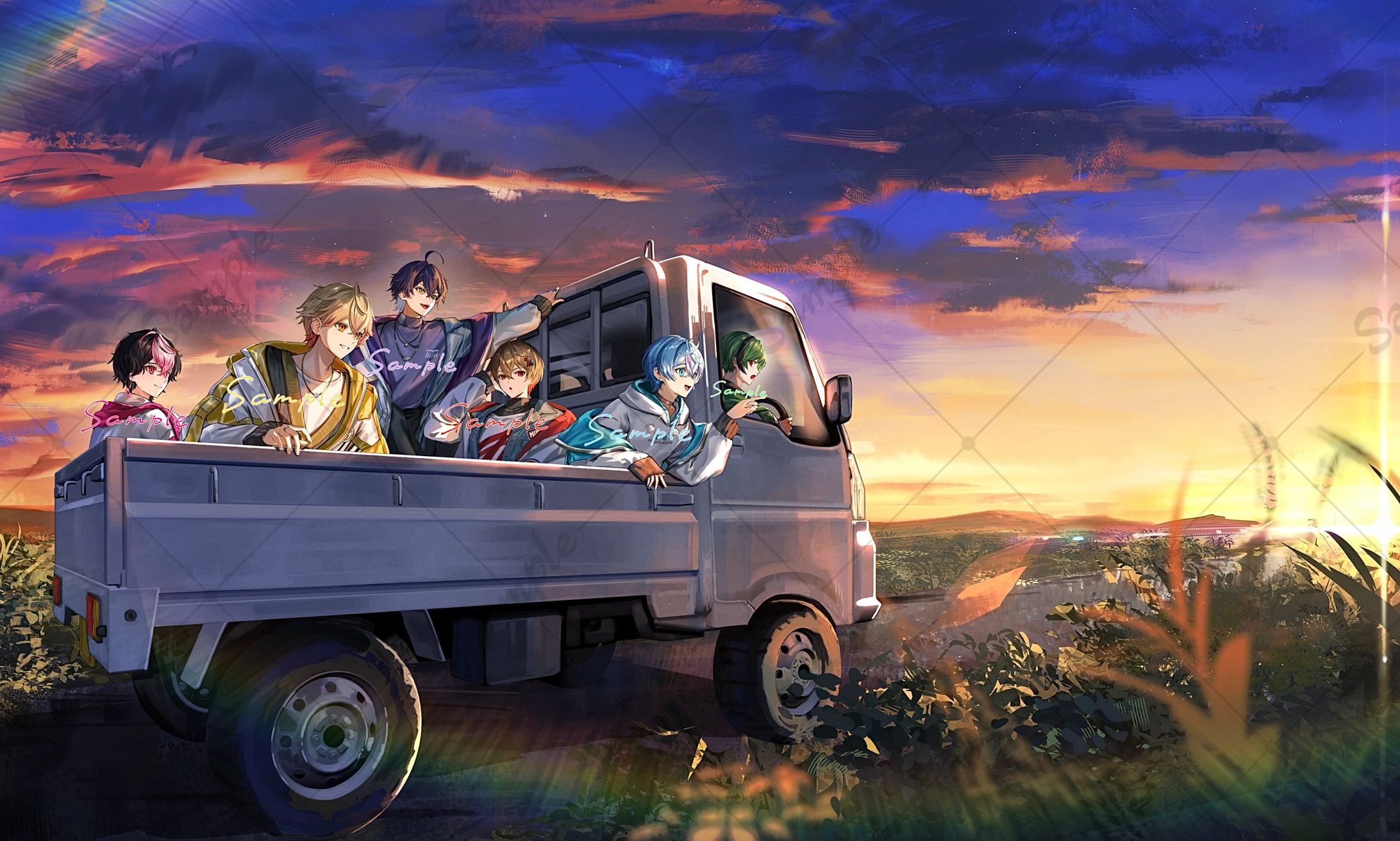 シクフォニ様『DAYBREAK FRONTLINE』カバーMVイラスト-1
