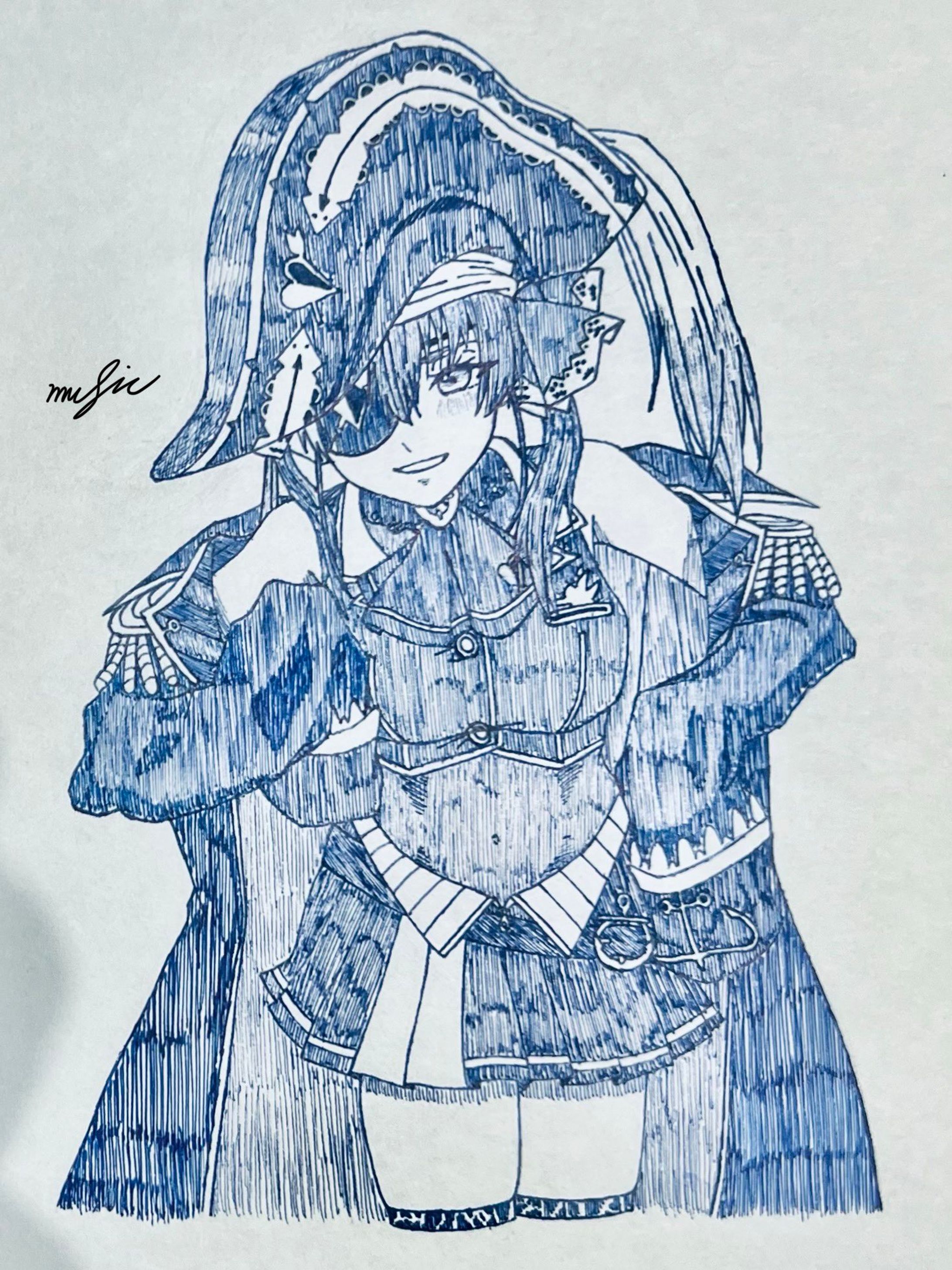 二次創作イラスト-1