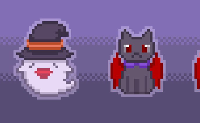 ハロウィンキャラクター達