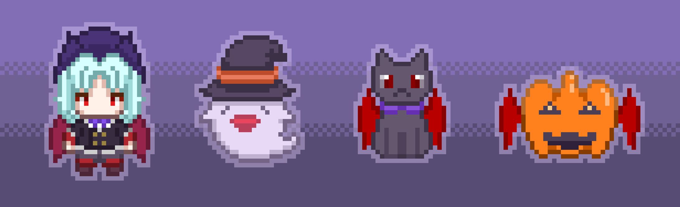 ハロウィンキャラクター達-1