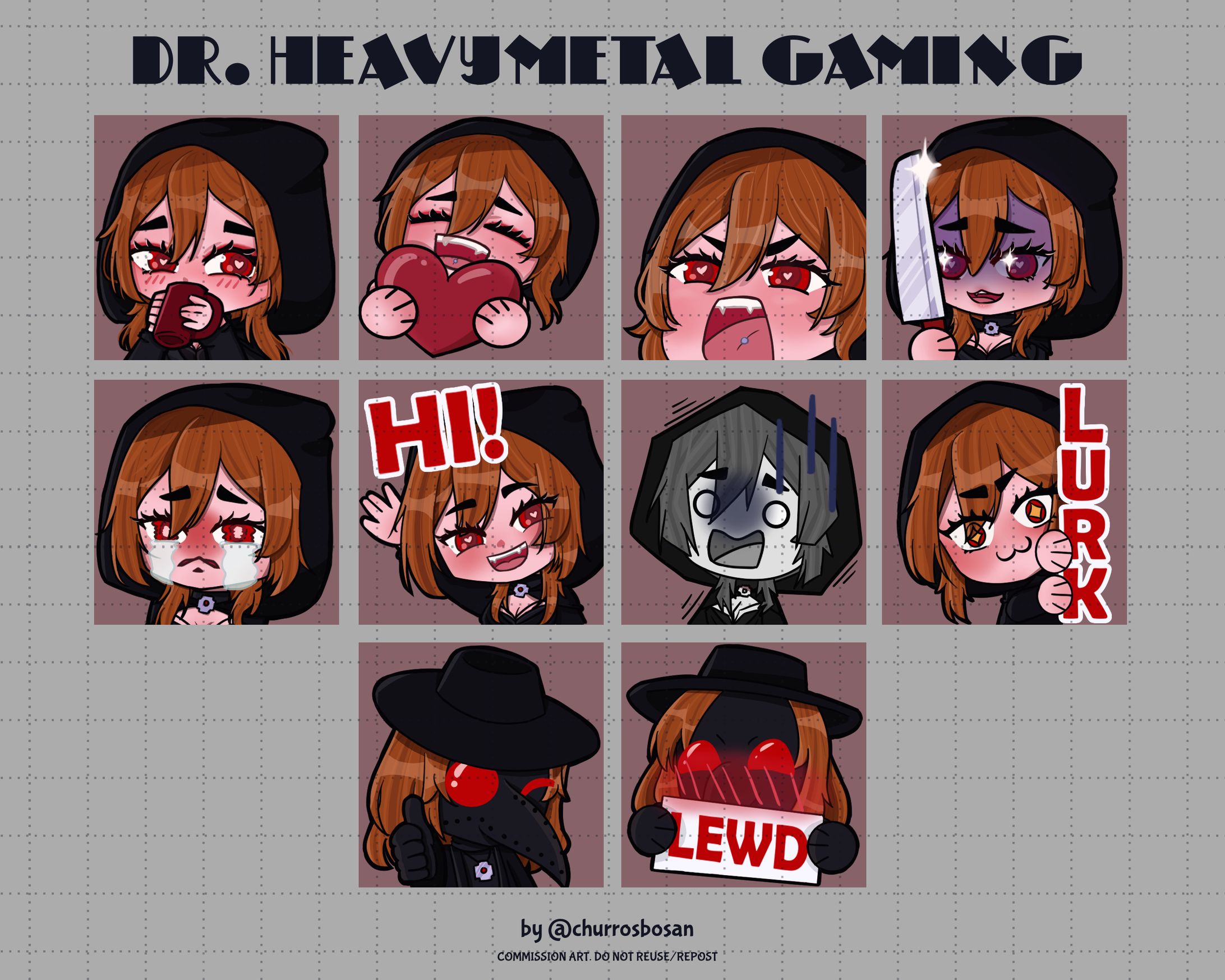 Emotes for Dr. HeavyMetalGamingFreak-1