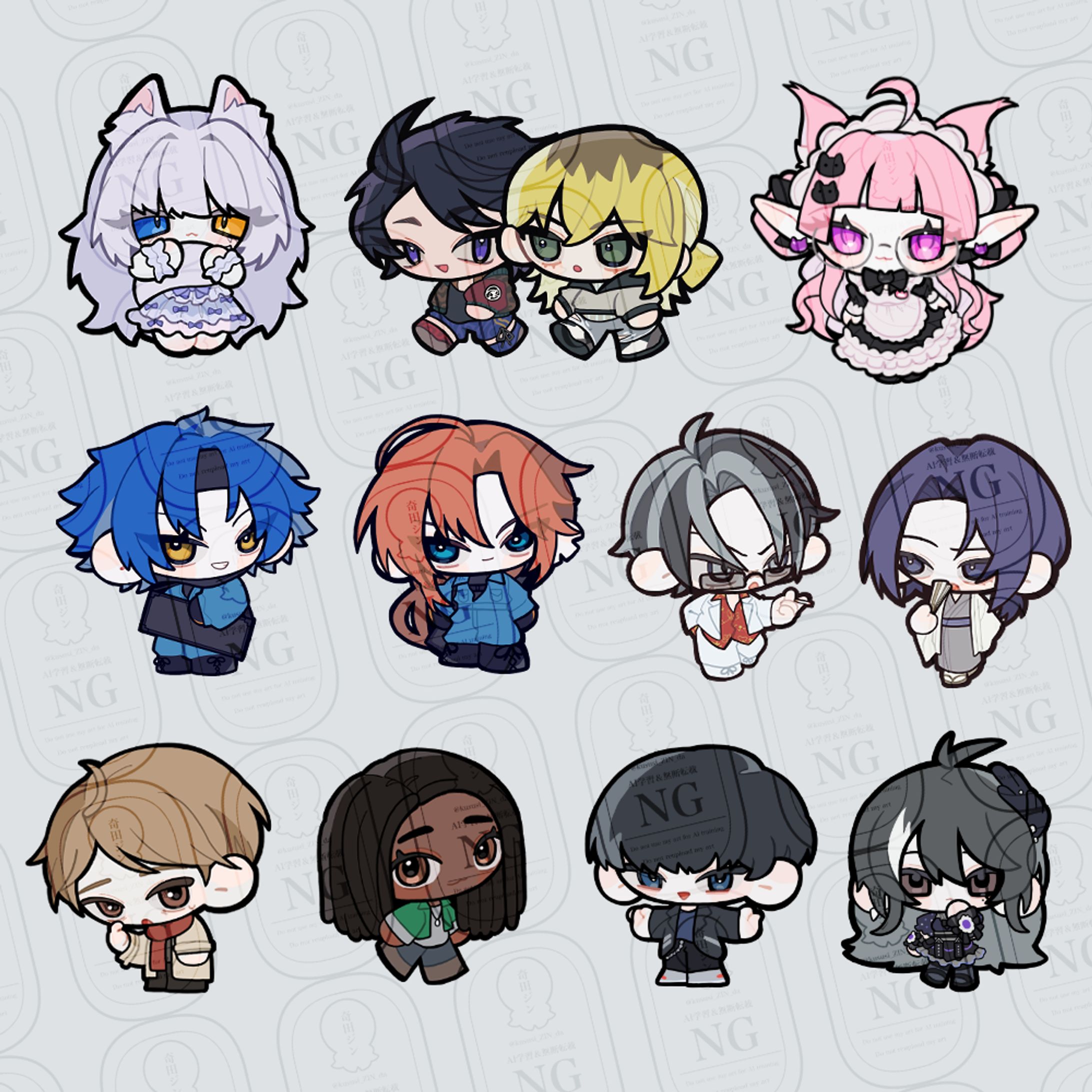 【ご依頼】2頭身デフォルメまとめ-1