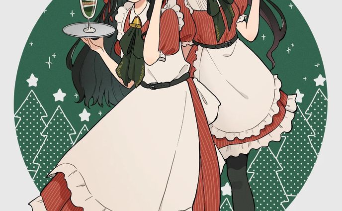 お待たせしました！
#絵 #イラスト #illustration #創作  #クリスマス #クリスマスイラスト