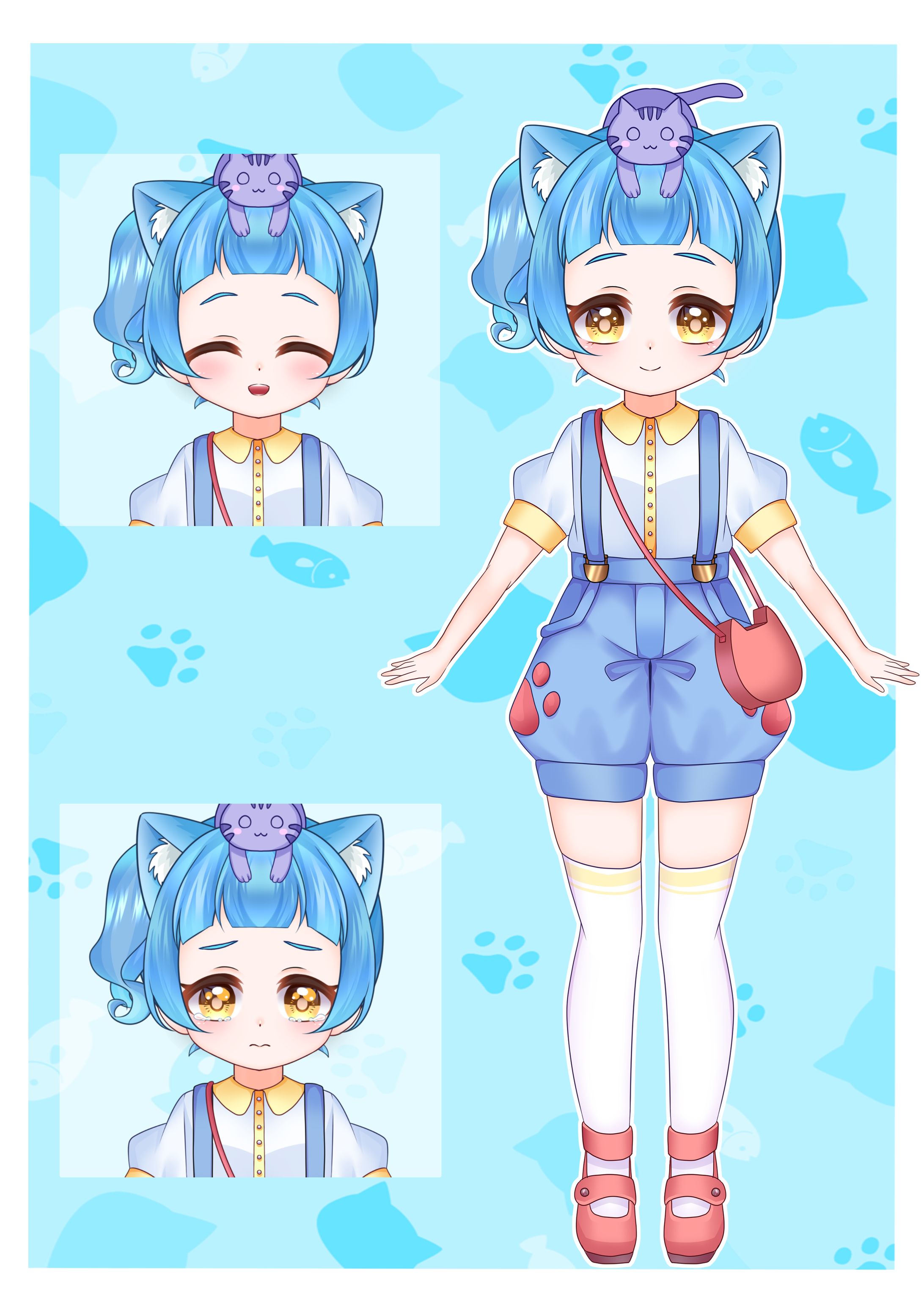 個人依頼 天雲和々様 新衣装新モデルのデザインと制作-1