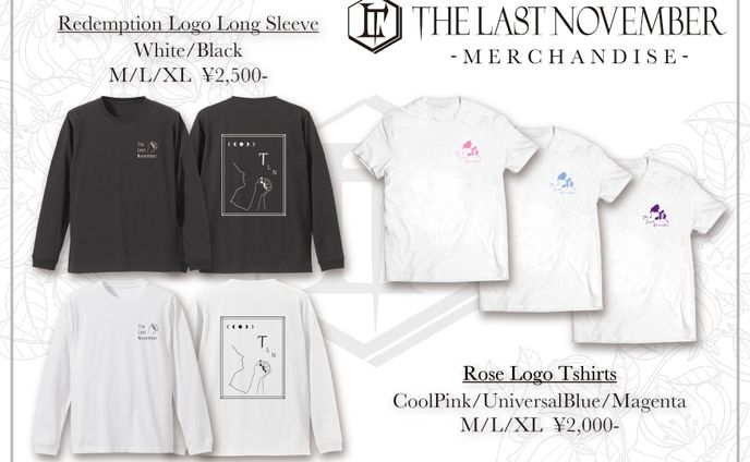 【Merchandise】Redemption / Rose Logo T-shirts
