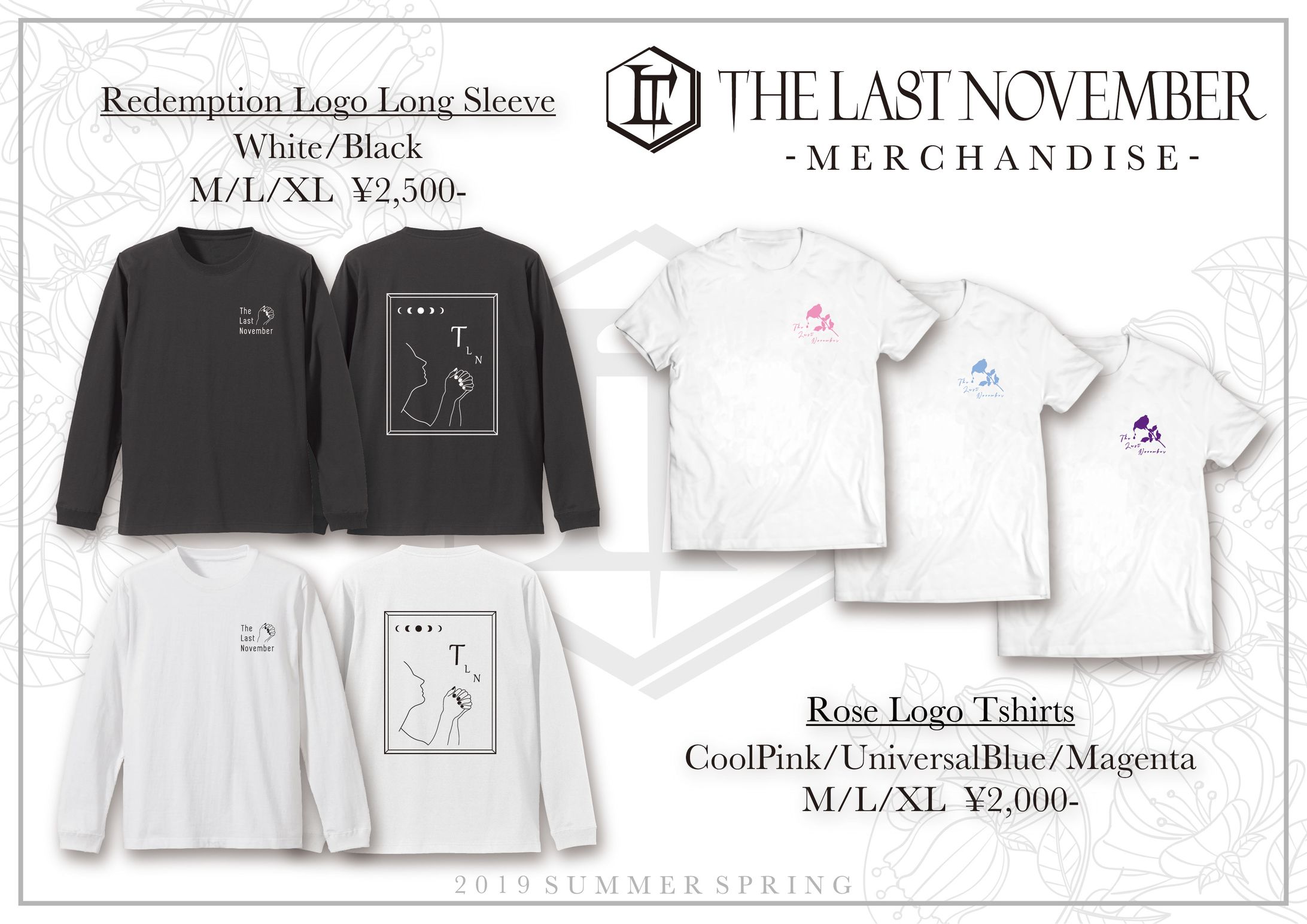 【Merchandise】Redemption / Rose Logo T-shirts-1