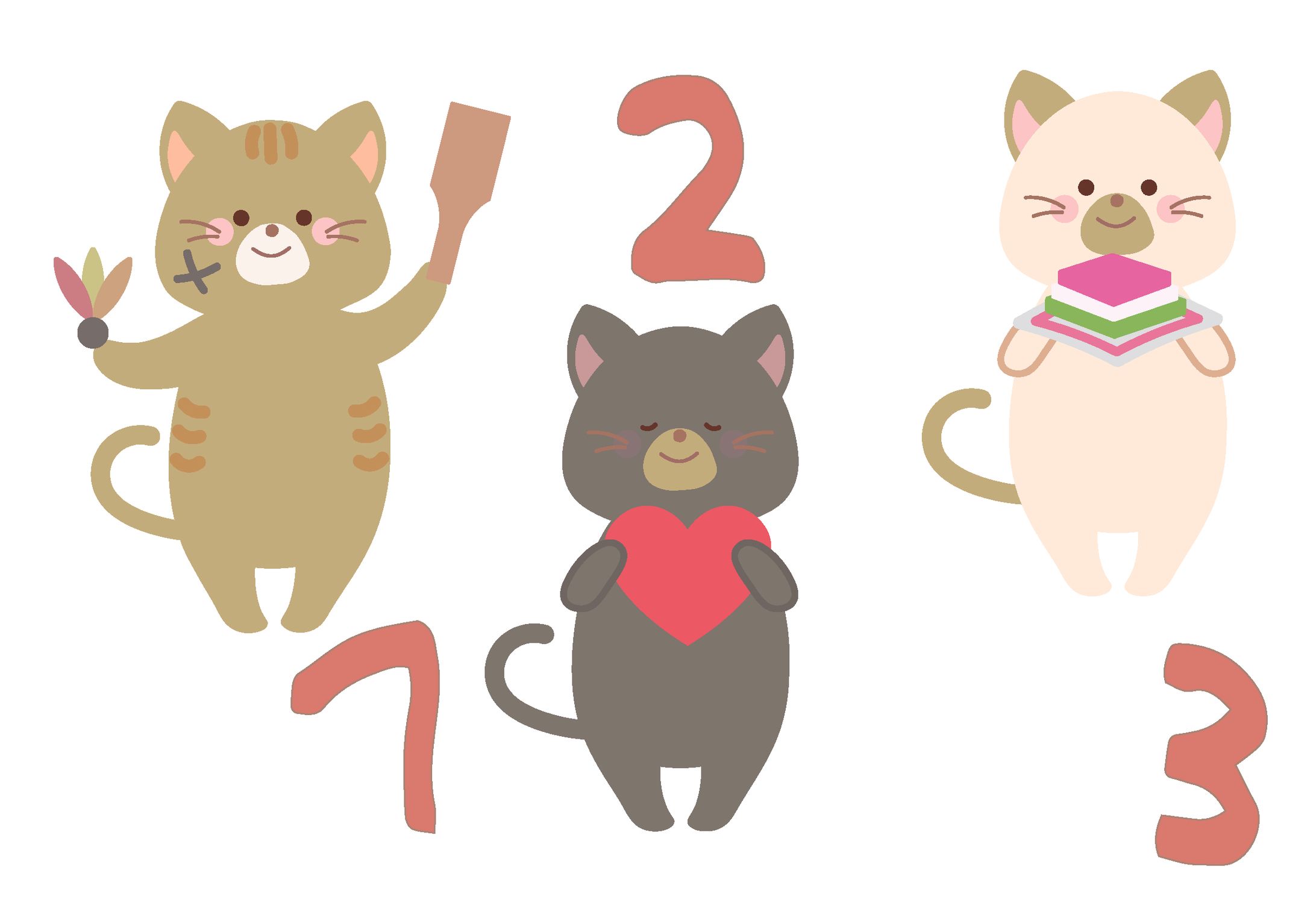 動物イラスト　擬人化テイスト-1