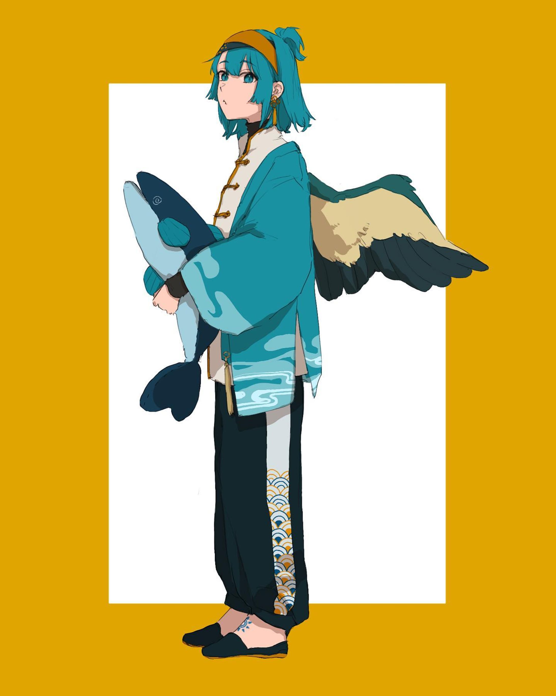 カワセミくん
#illustration#oc #originalcharacter#characterdesign #キャラクターデザイン-1