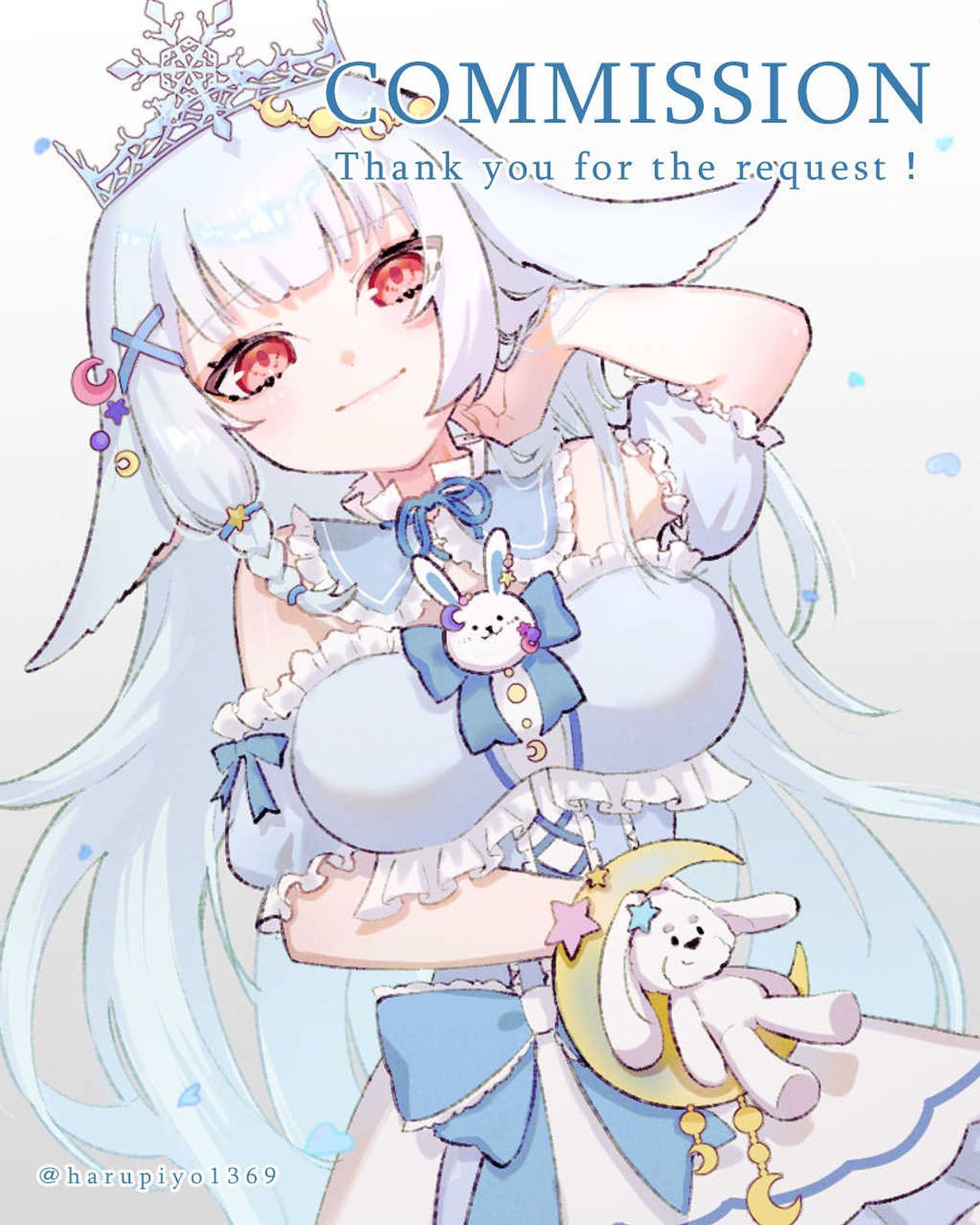 納品しました🌙🐰❄️.*･ﾟ
リクエストありがとうございました！
 

#Skeb #コミッション #commission #commissionpainting  #commissionart  #commissionartist #commissionwork 
 
#イラスト #イラストレーション  #イラストグラム  #イラストレーター  #illust #illustration #illustagram  #イラスト依頼 #絵 #일러스트  #插图 #art  #artwork #artist-1