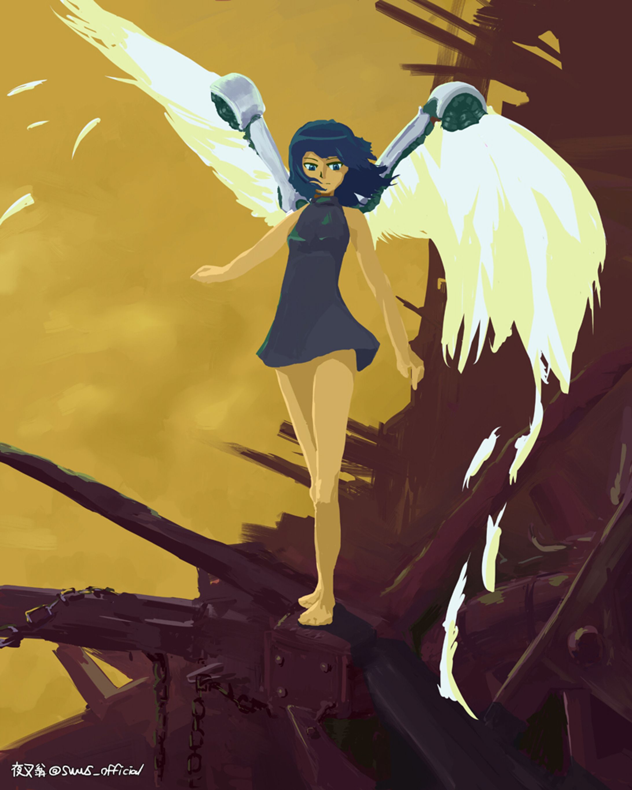 SFイラスト　天使-1