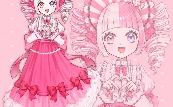 IRIAMで使用できる女の子の立ち絵