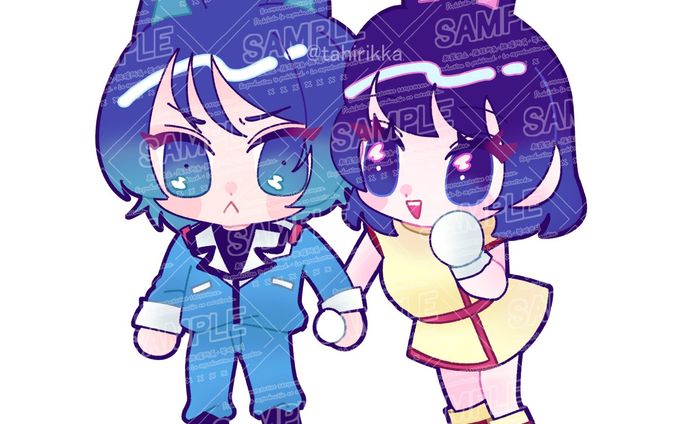 デフォルメイラストの練習/ファンアート