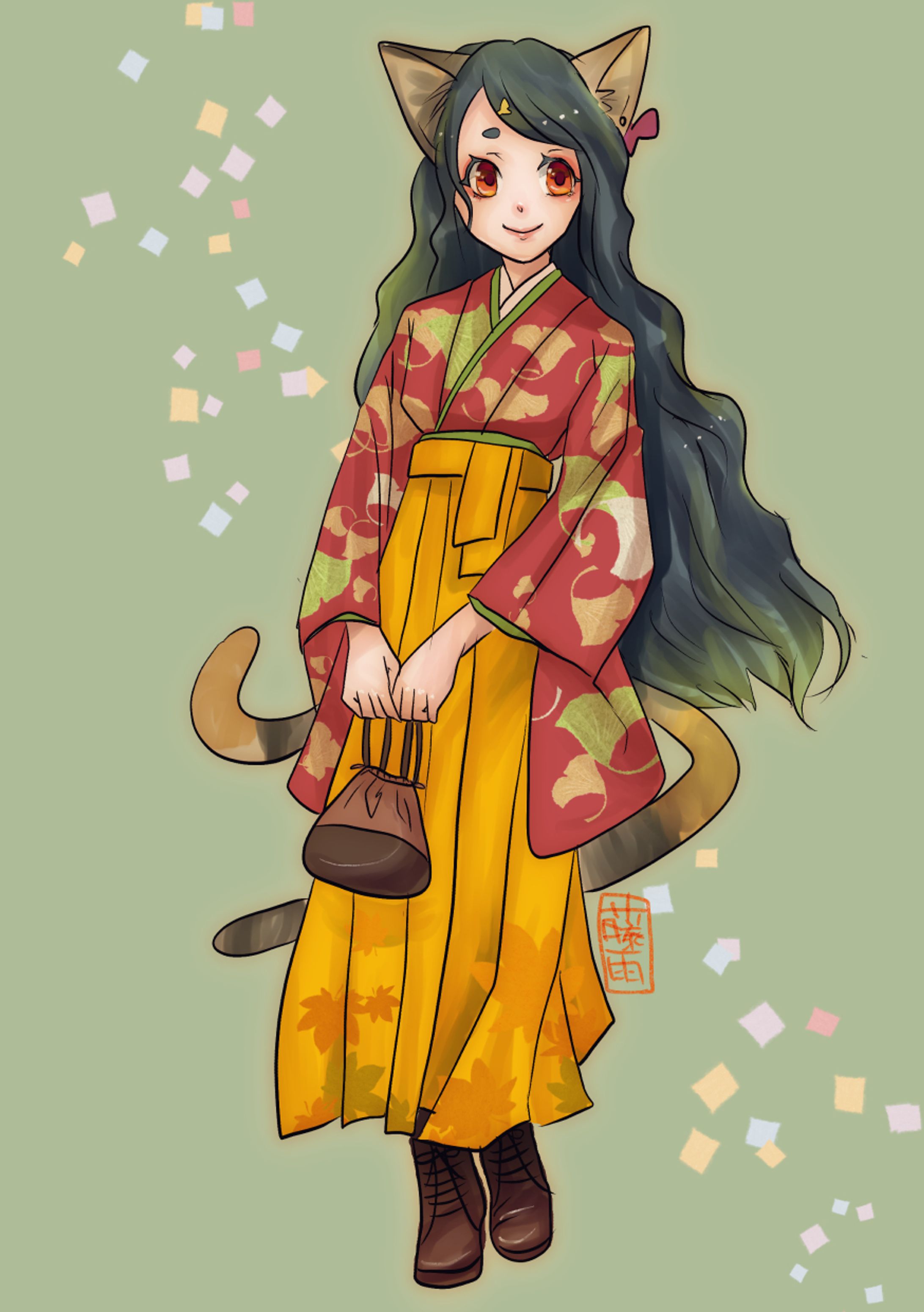 猫又お嬢さん秋-1