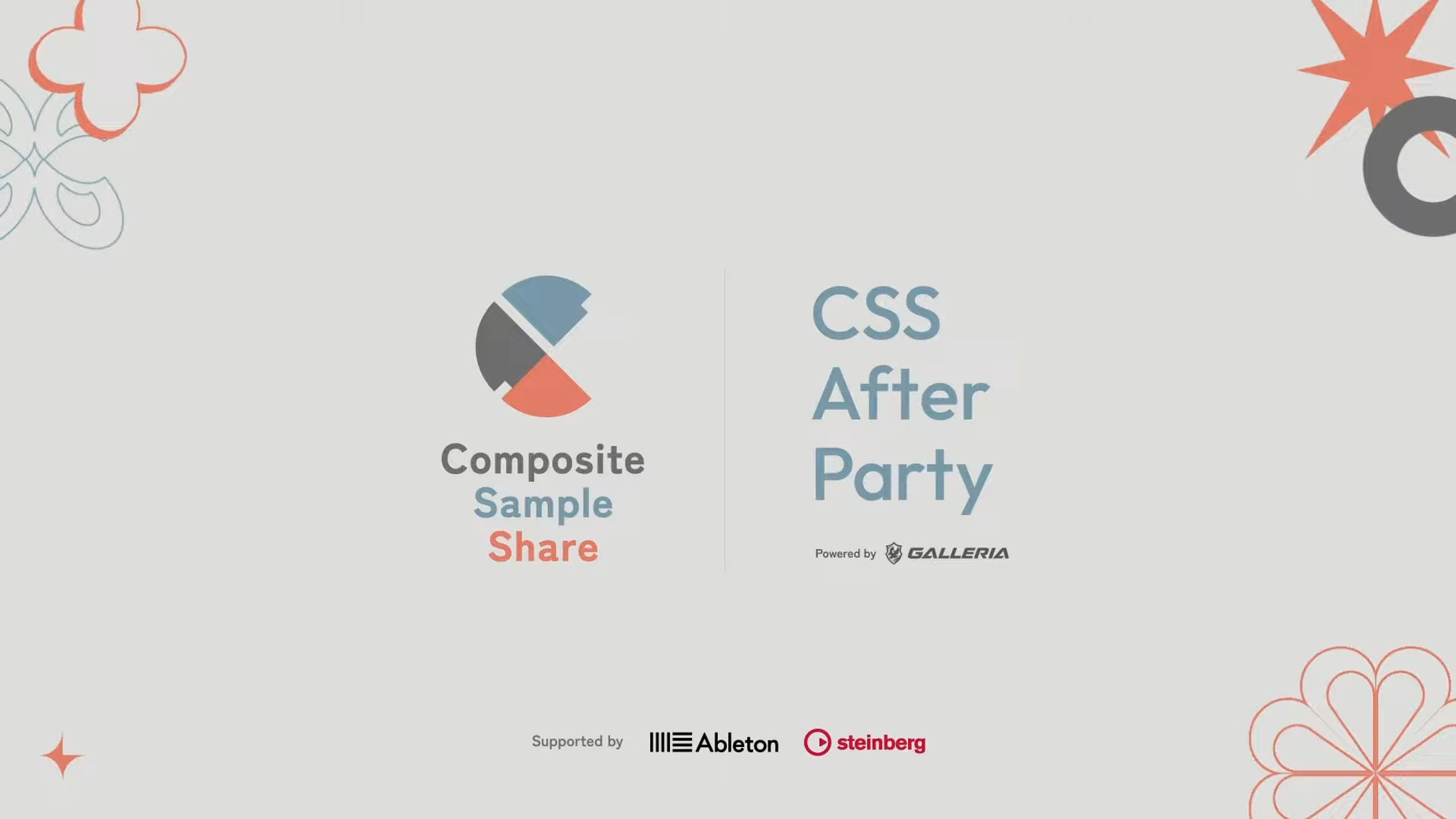 GALLERIA × 原口沙輔「Composite Sample Share“After Party”」-1