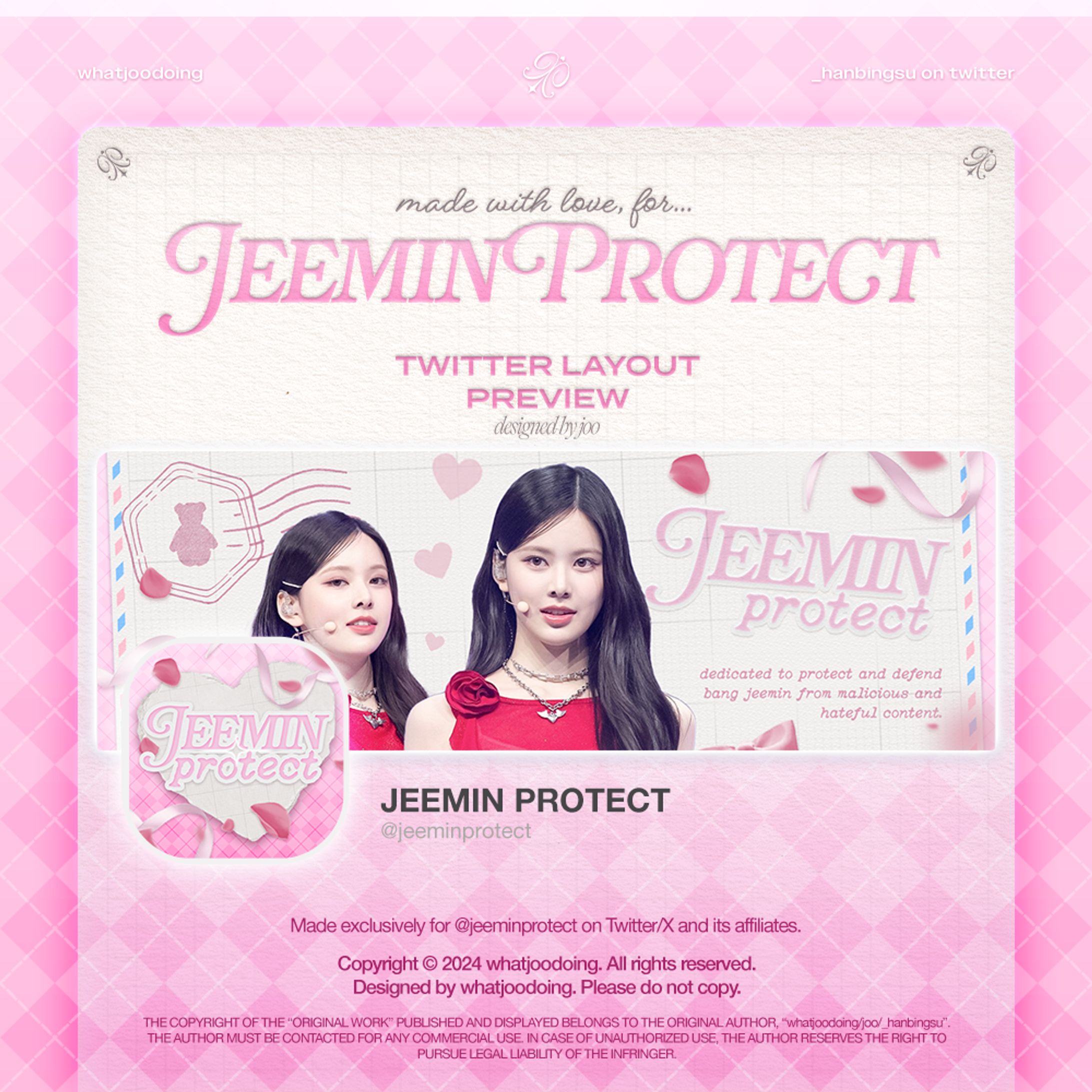 TWITTER LAYOUT DESIGN：JEEMINPROTECT-1