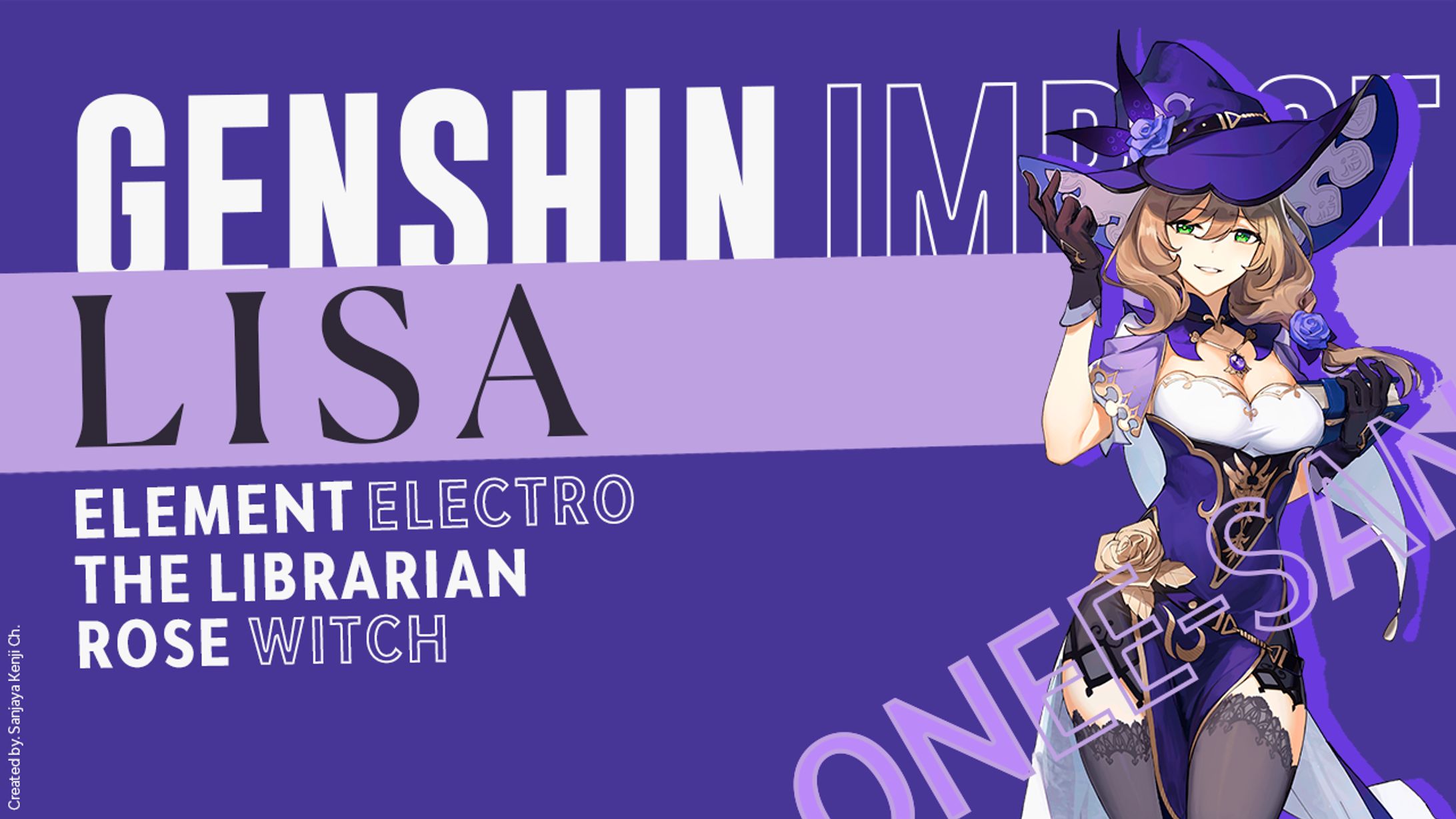 Genshin Impact Wallpaper Design (Lisa)-1