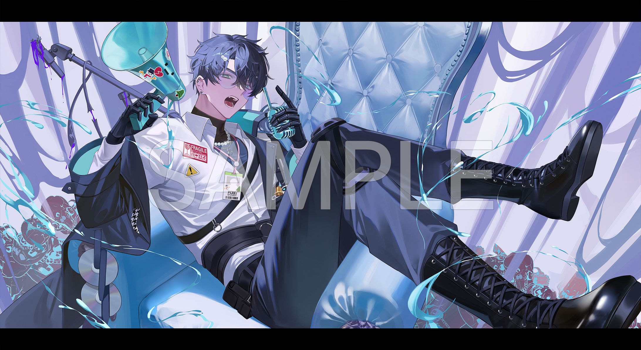 スコシズム_ロボ・フロスター 様　歌ってみたイラスト-1