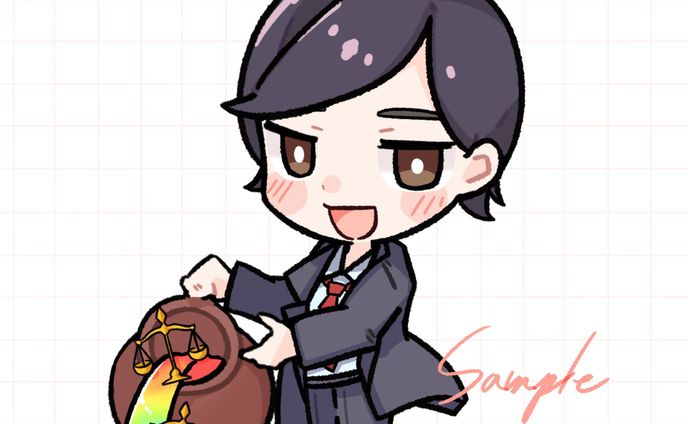 【ご依頼SDいらすと】弁護士VTuberながのりょうさん