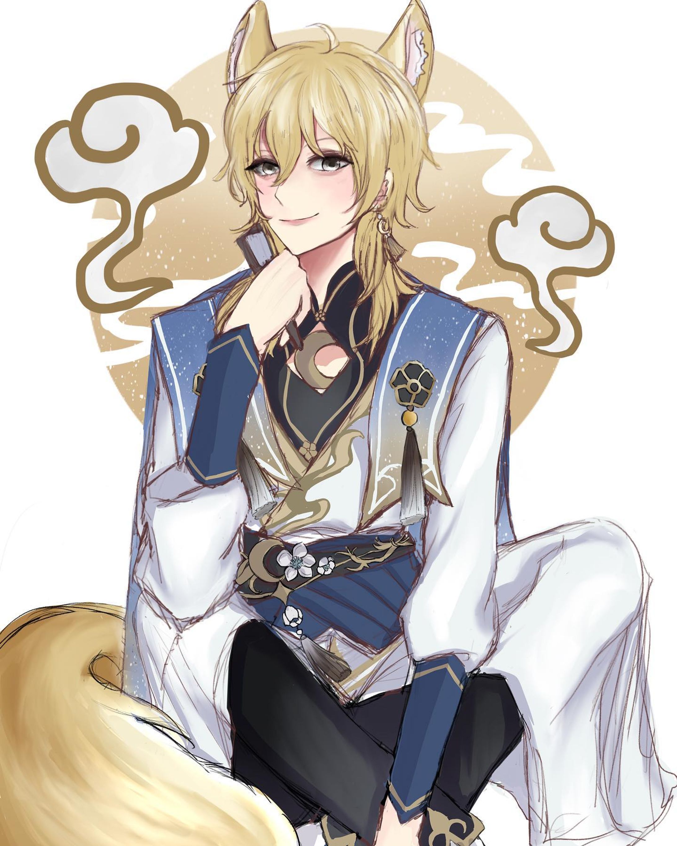 Fox Kaoru i draw few months ago..-1