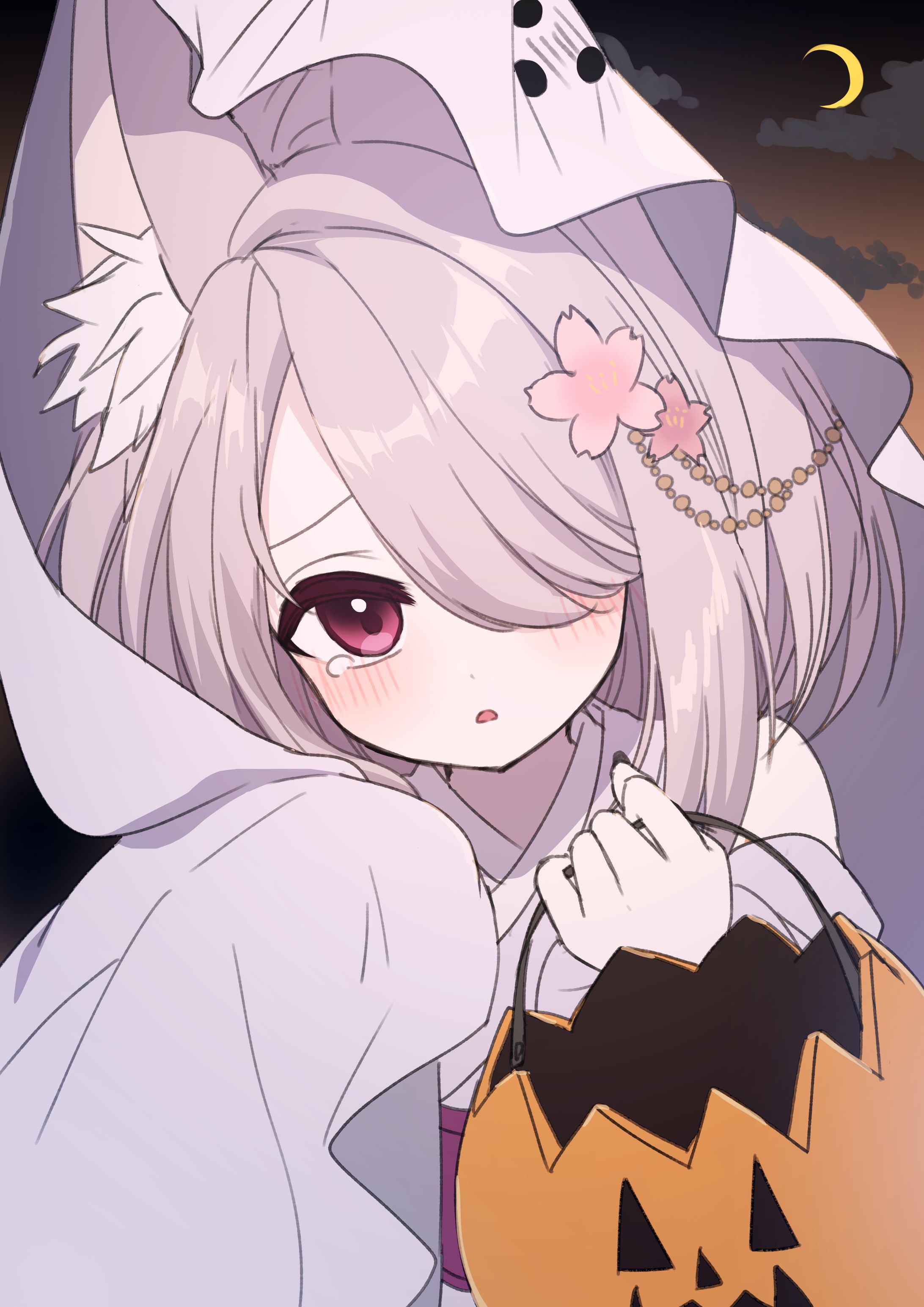 【ご依頼絵】御倉ミケ　ハロウィンイラスト-1