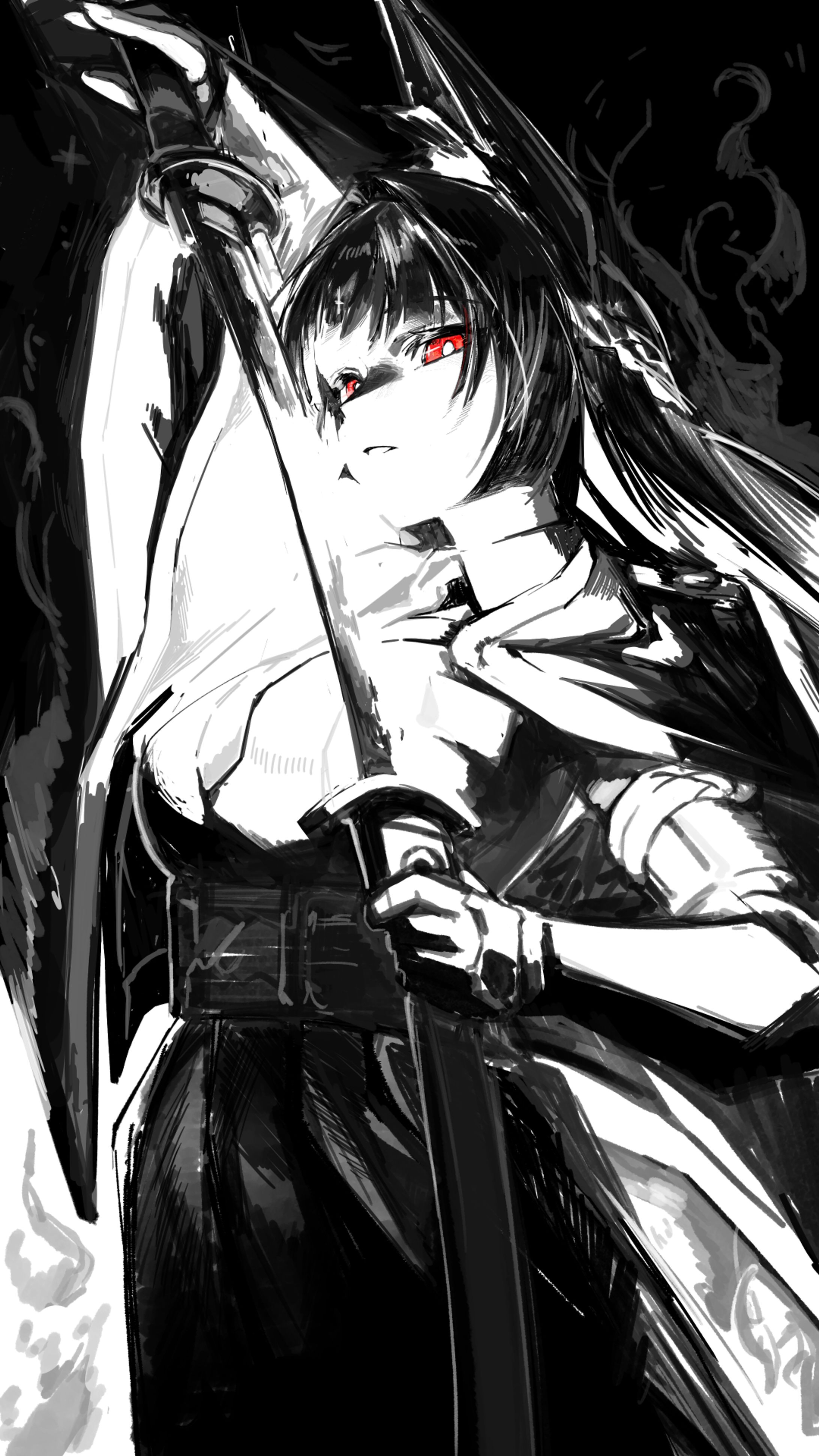 2026年/モノクロイラスト-1