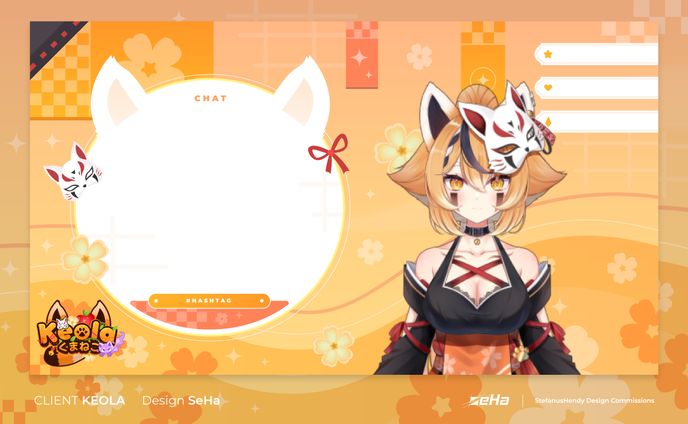 Keola Just Chatting Overlay