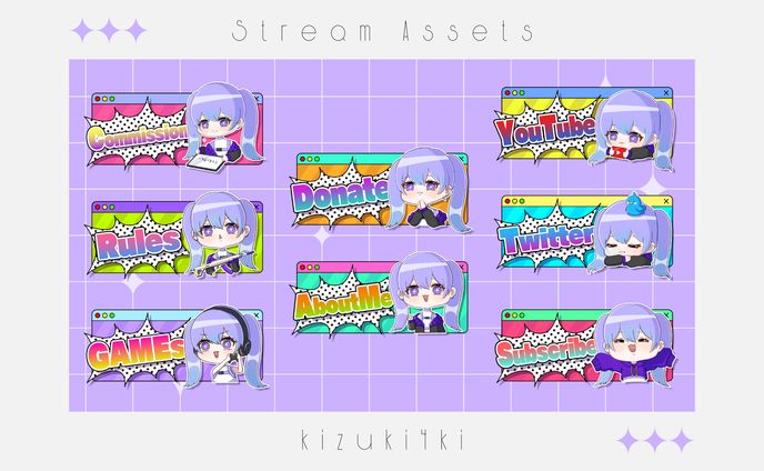 希月紫季￤Stream Assets