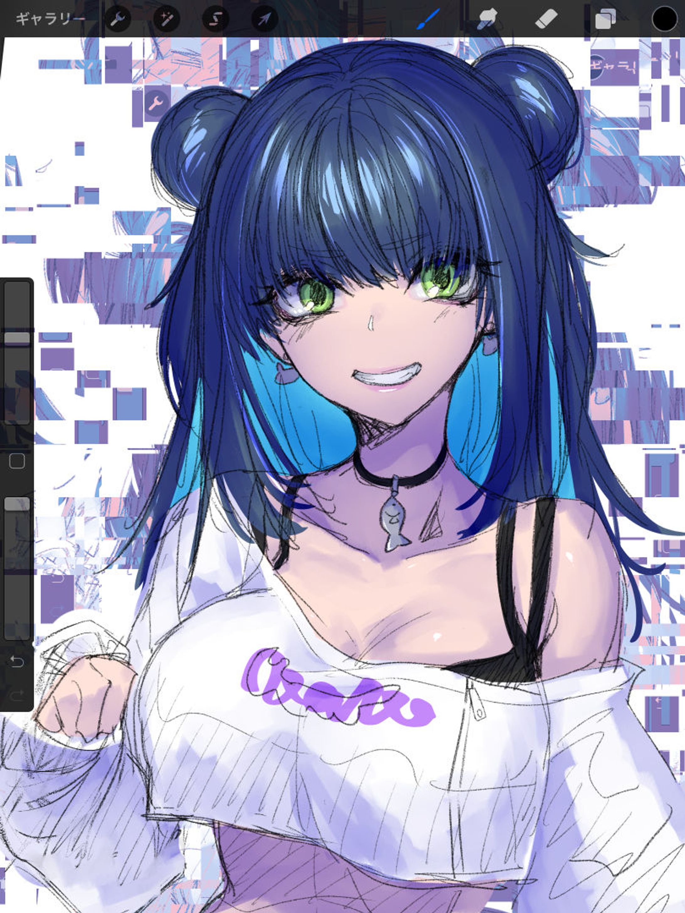 オリキャラ緑目ちゃん-1