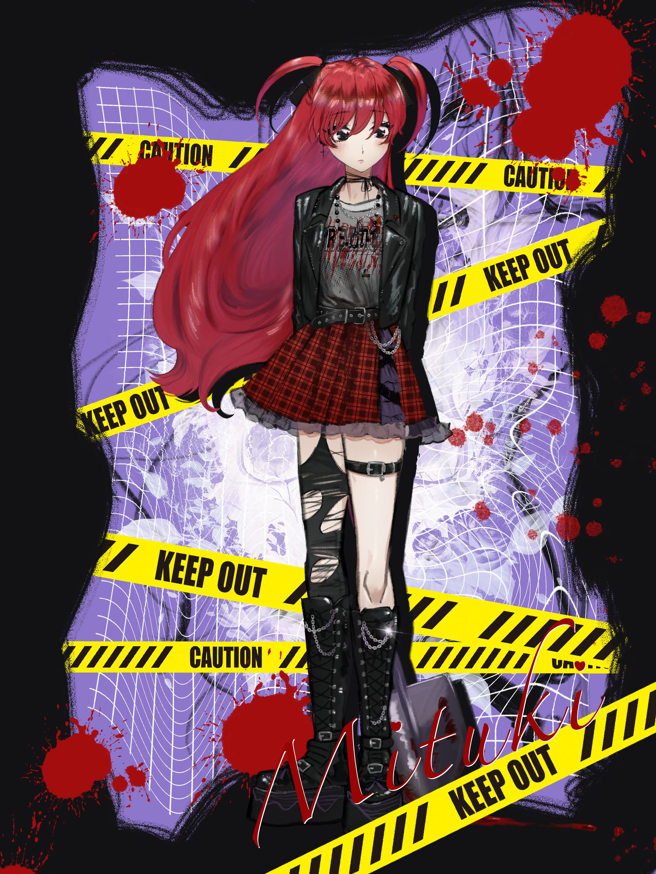 女探索者の絵です-1